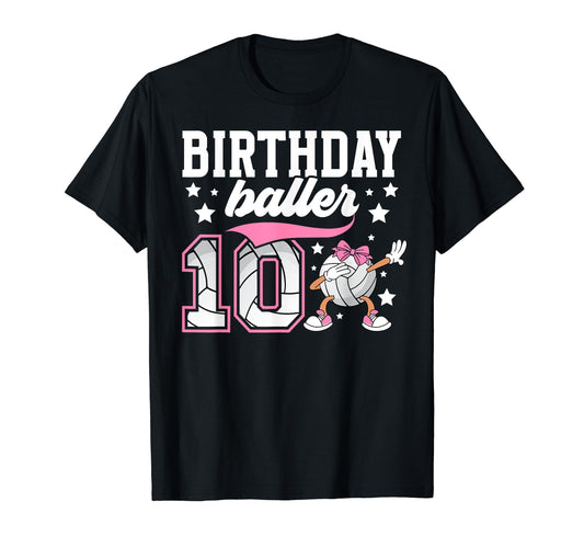 10Th Birthday Volleyball Ten Year Old T-Shirt - Trendy Graphic Men Women - T-Shirt, Sweatshirt, Hoodie