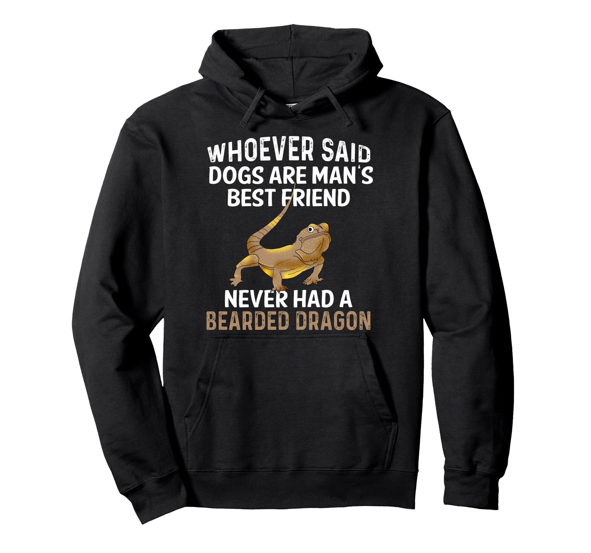 Funny Bearded Dragon Lizard Hoodie - Casual Everyday Wear Men Women - T-Shirt, Sweatshirt, Hoodie