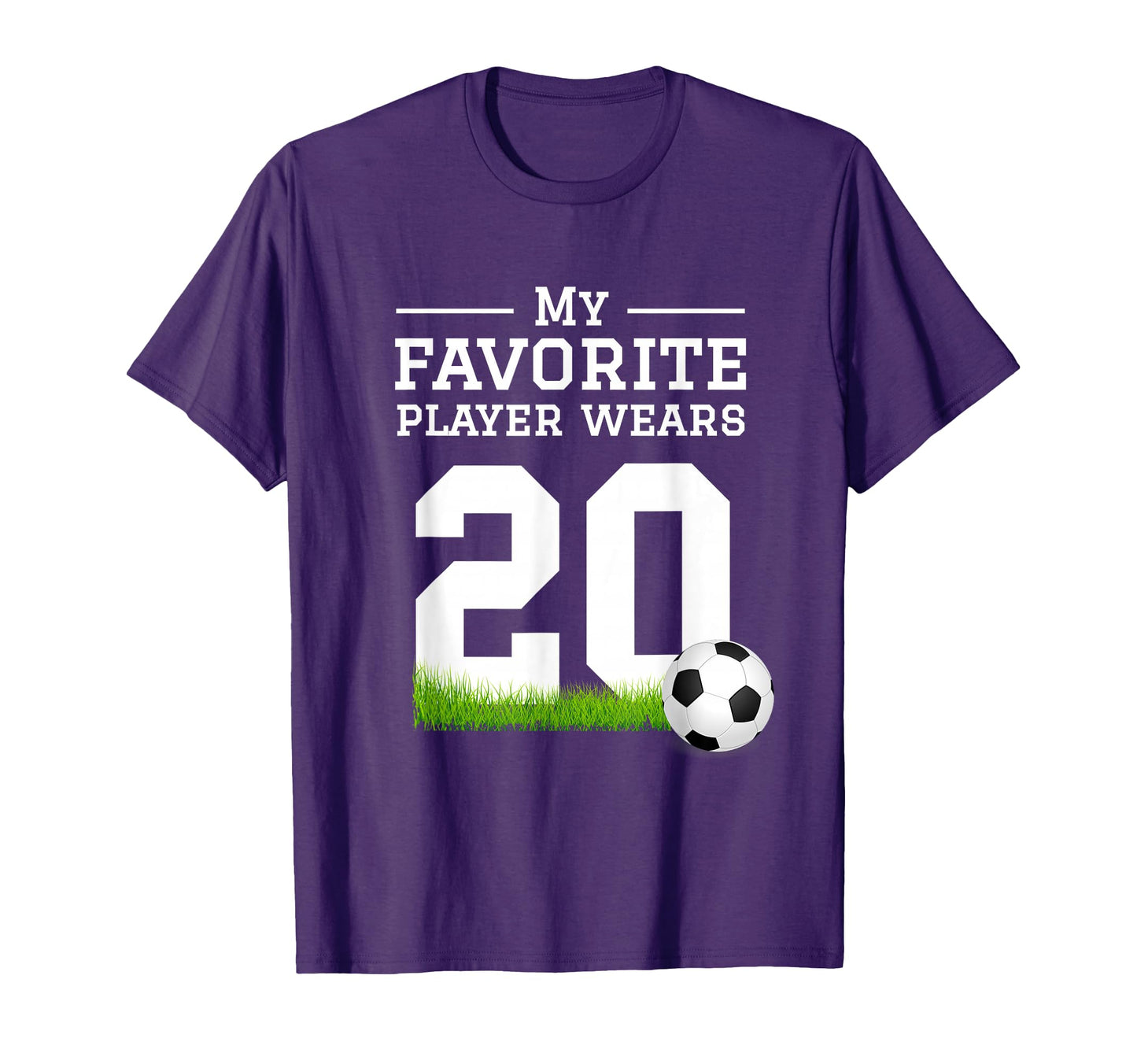 Soccer Number 20 Fan Mom Dad Grandma T-Shirt - Streetwear Style Unisex - T-Shirt, Sweatshirt, Hoodie