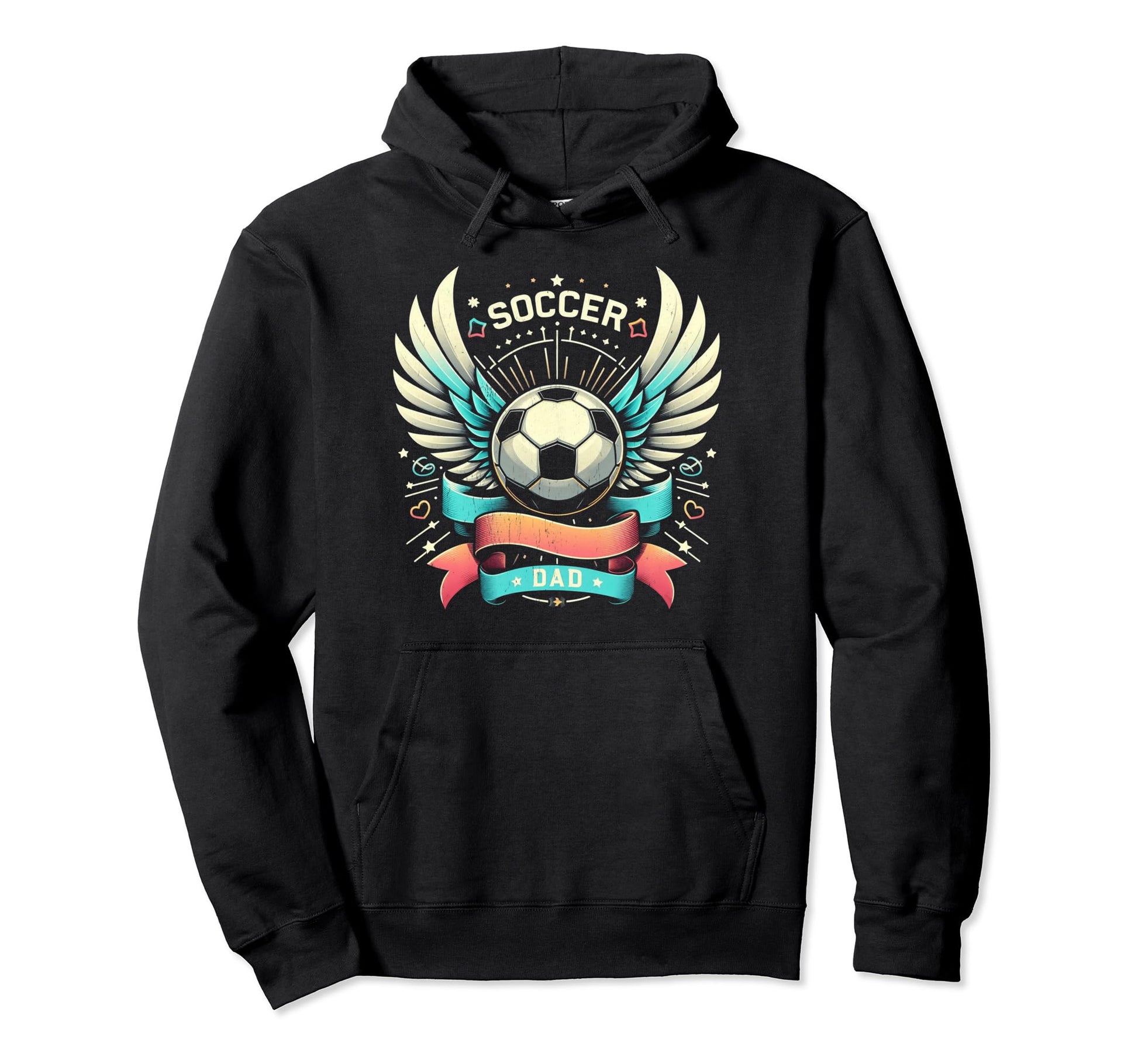 Soccer Dad Family Matching Dad Fathers Hoodie - Minimalist Print Men Women - T-Shirt, Sweatshirt, Hoodie
