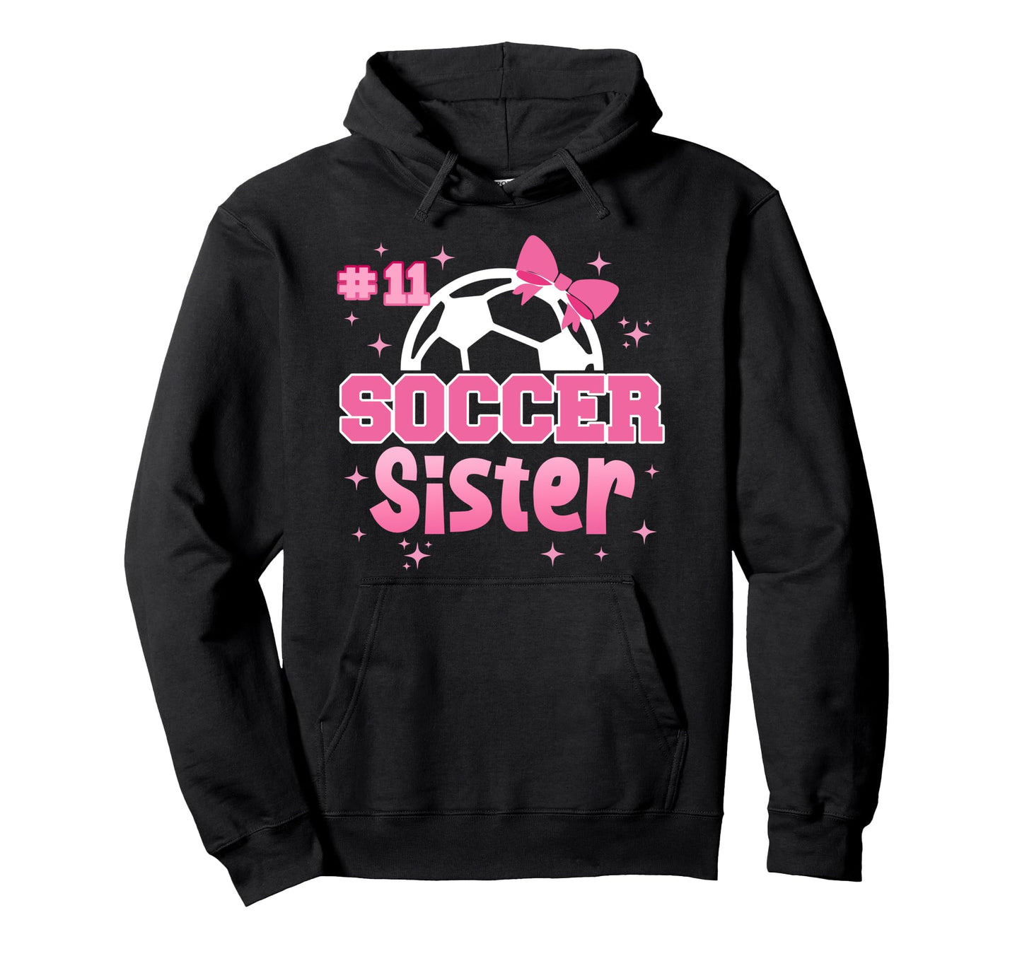 Soccer Sister Custom Soccer Player Number Hoodie - Custom Art Print Unisex - T-Shirt, Sweatshirt, Hoodie