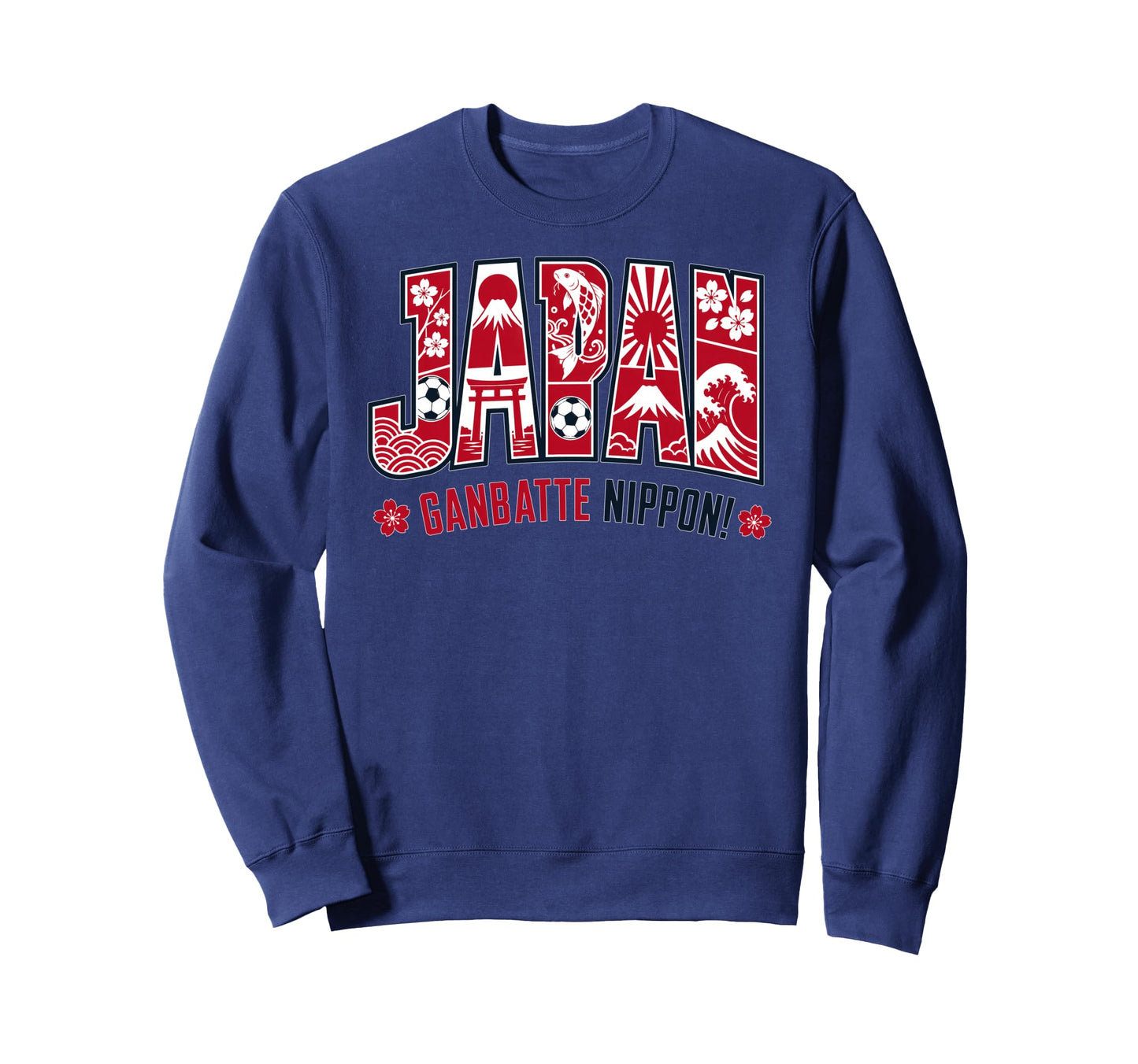 Japan Soccer 2026 Japanese Fans Sweatshirt - Casual Everyday Wear Unisex - T-Shirt, Sweatshirt, Hoodie