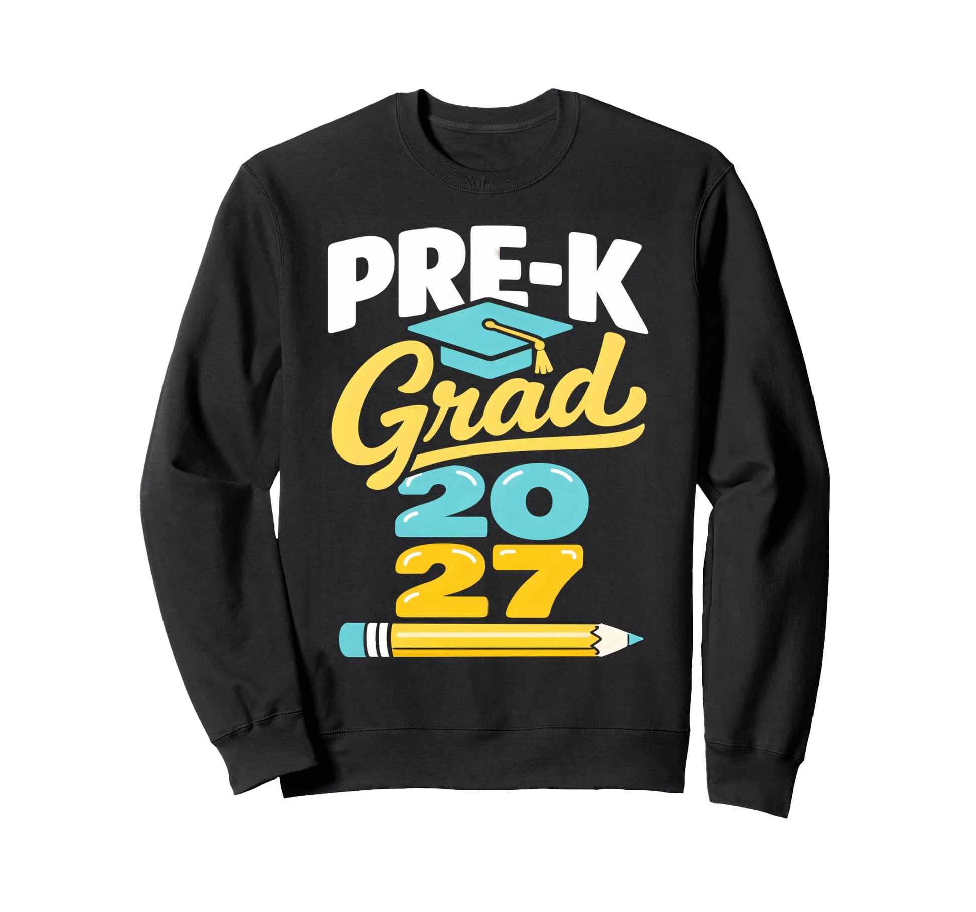 Prek Grad 2027 Graduation School Sweatshirt - Custom Art Print Men Women - T-Shirt, Sweatshirt, Hoodie