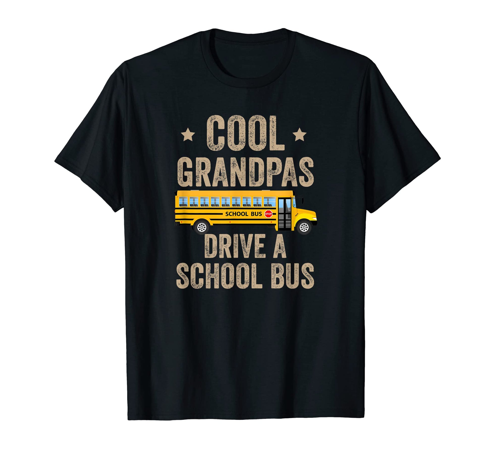 Grandpas Drive School Bus Driver T-Shirt - Trendy Graphic Men Women - T-Shirt, Sweatshirt, Hoodie