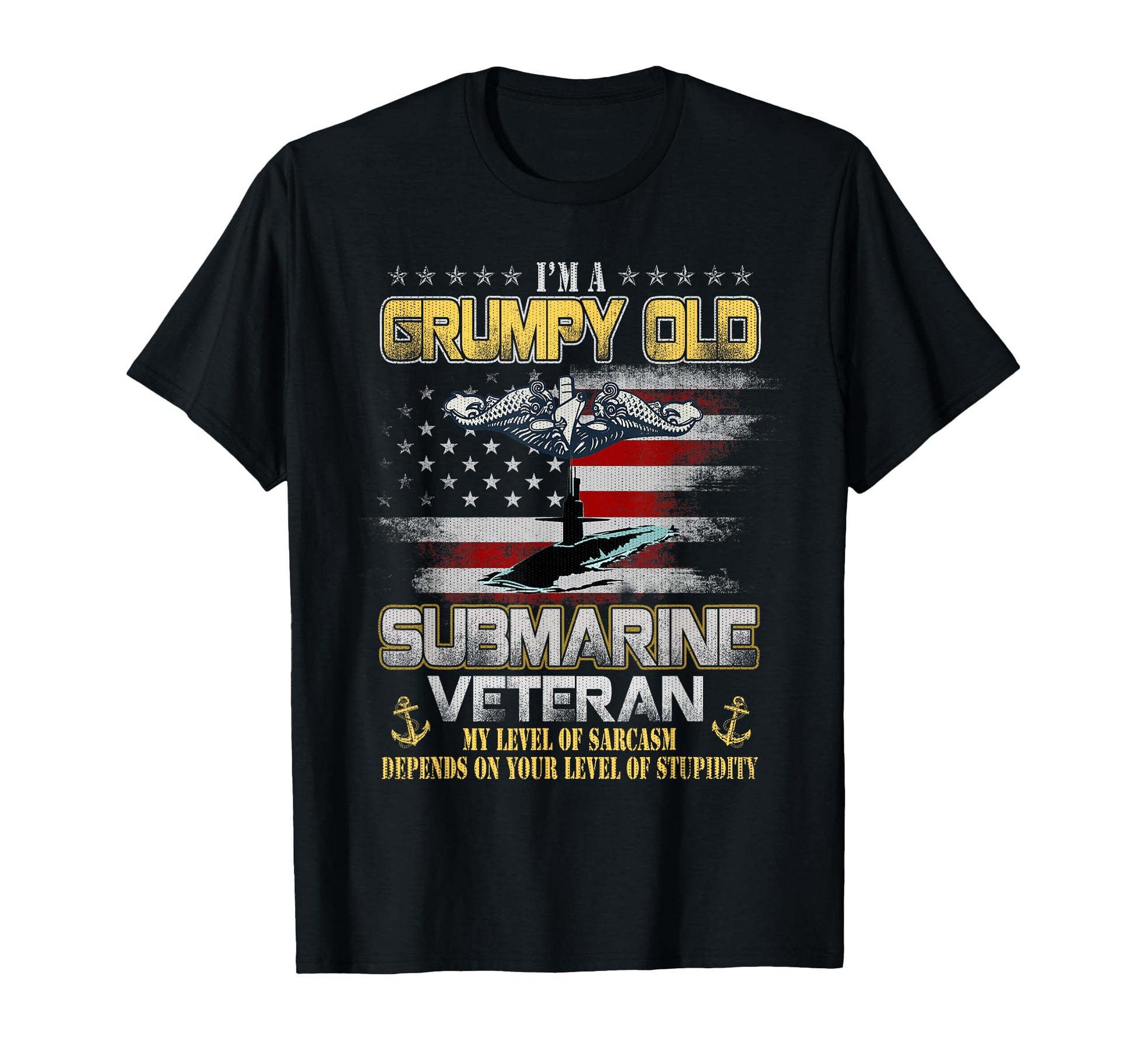 Im Grumpy Old U S Submarines Veteran T-Shirt - Aesthetic Graphic Unisex - T-Shirt, Sweatshirt, Hoodie