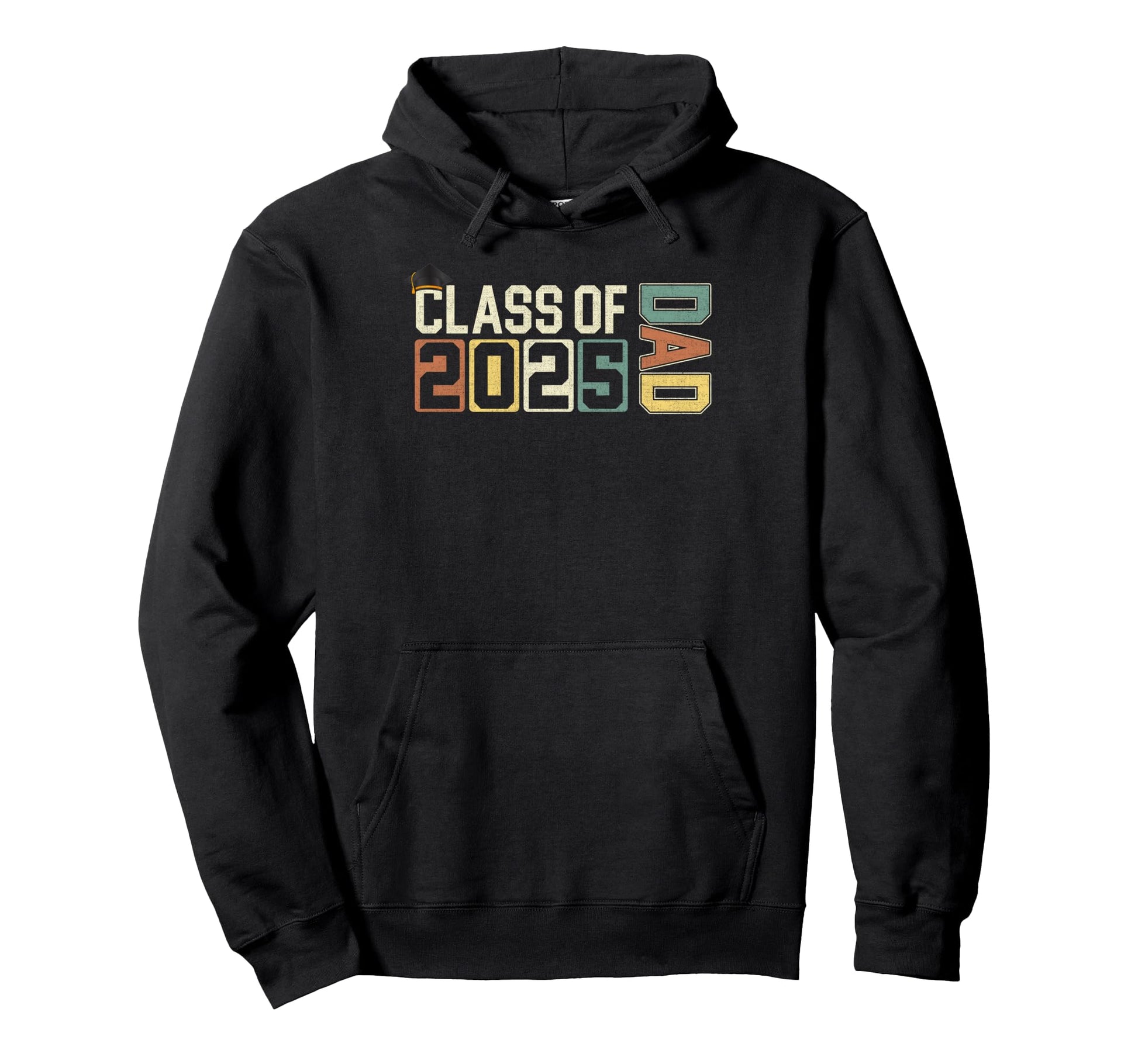 Dad Senior 2025 Proud Dad Class 2025 Hoodie - Custom Art Print for Adults - T-Shirt, Sweatshirt, Hoodie