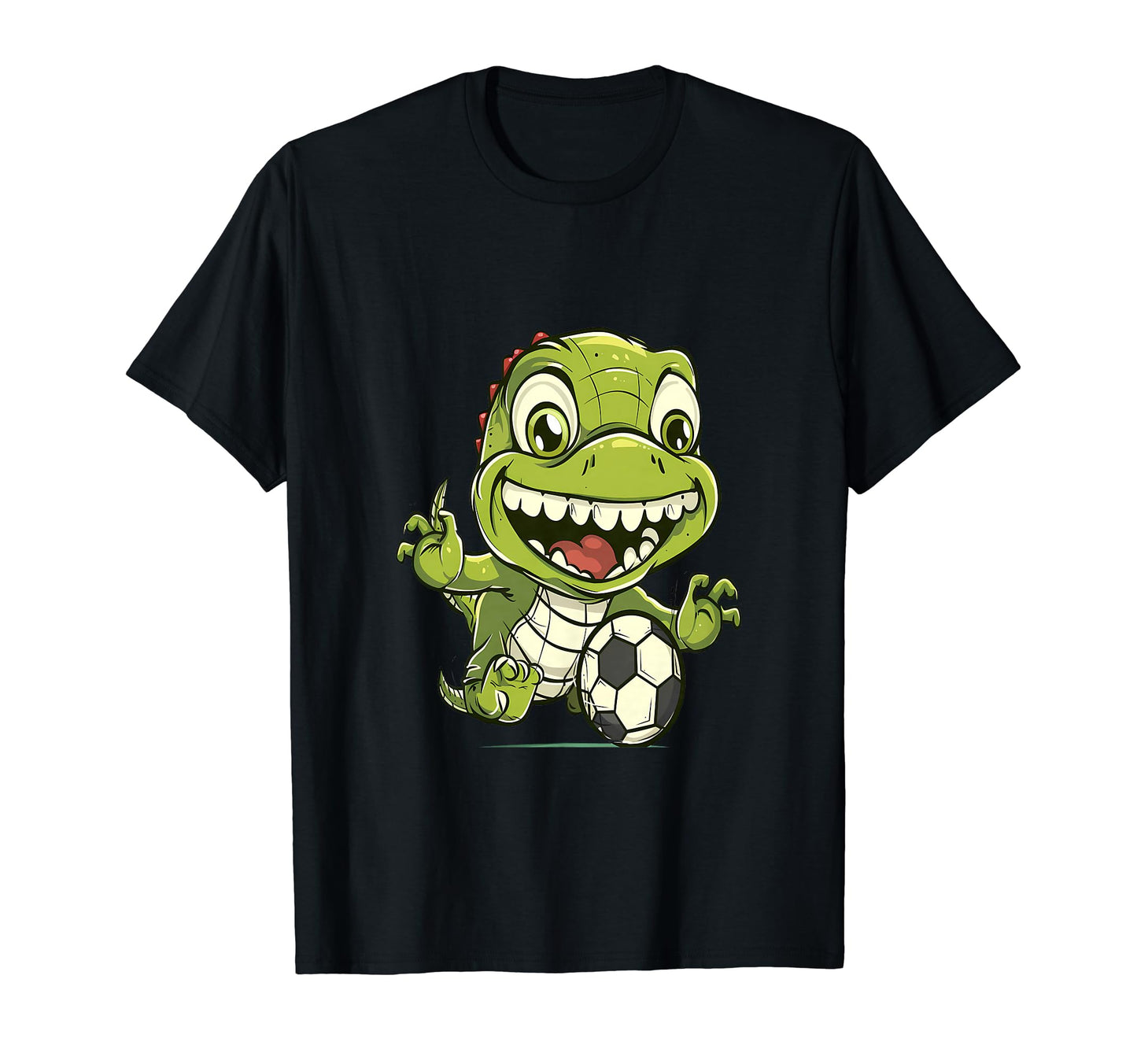 Animals Play Soccer Crocodile T-Shirt - Casual Everyday Wear Men Women - T-Shirt, Sweatshirt, Hoodie