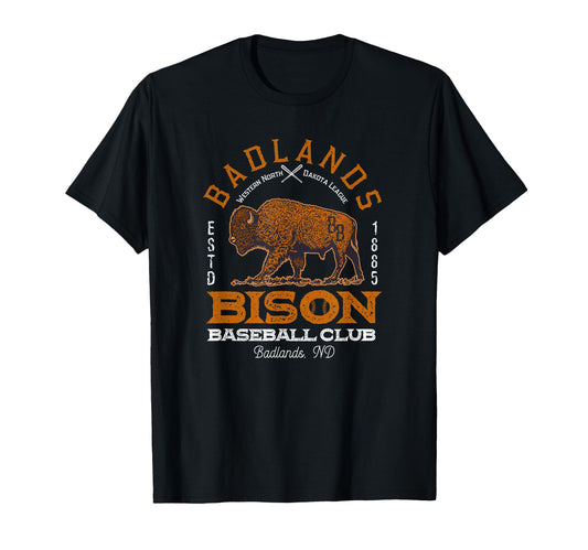 American Bison Baseball Minor League T-Shirt - Minimalist Print Unisex - T-Shirt, Sweatshirt, Hoodie