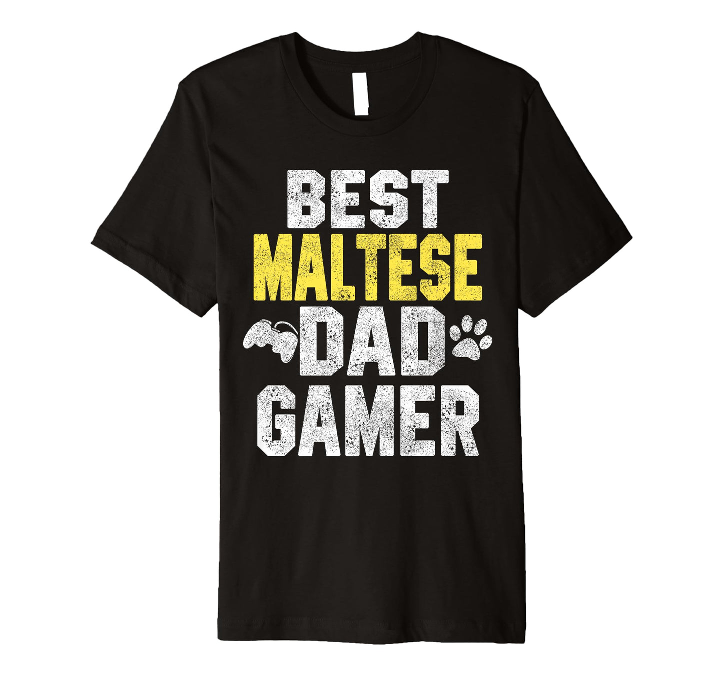 Best Maltese Dad Gamer Funny Dog T-Shirt - Streetwear Style Men Women - T-Shirt, Sweatshirt, Hoodie