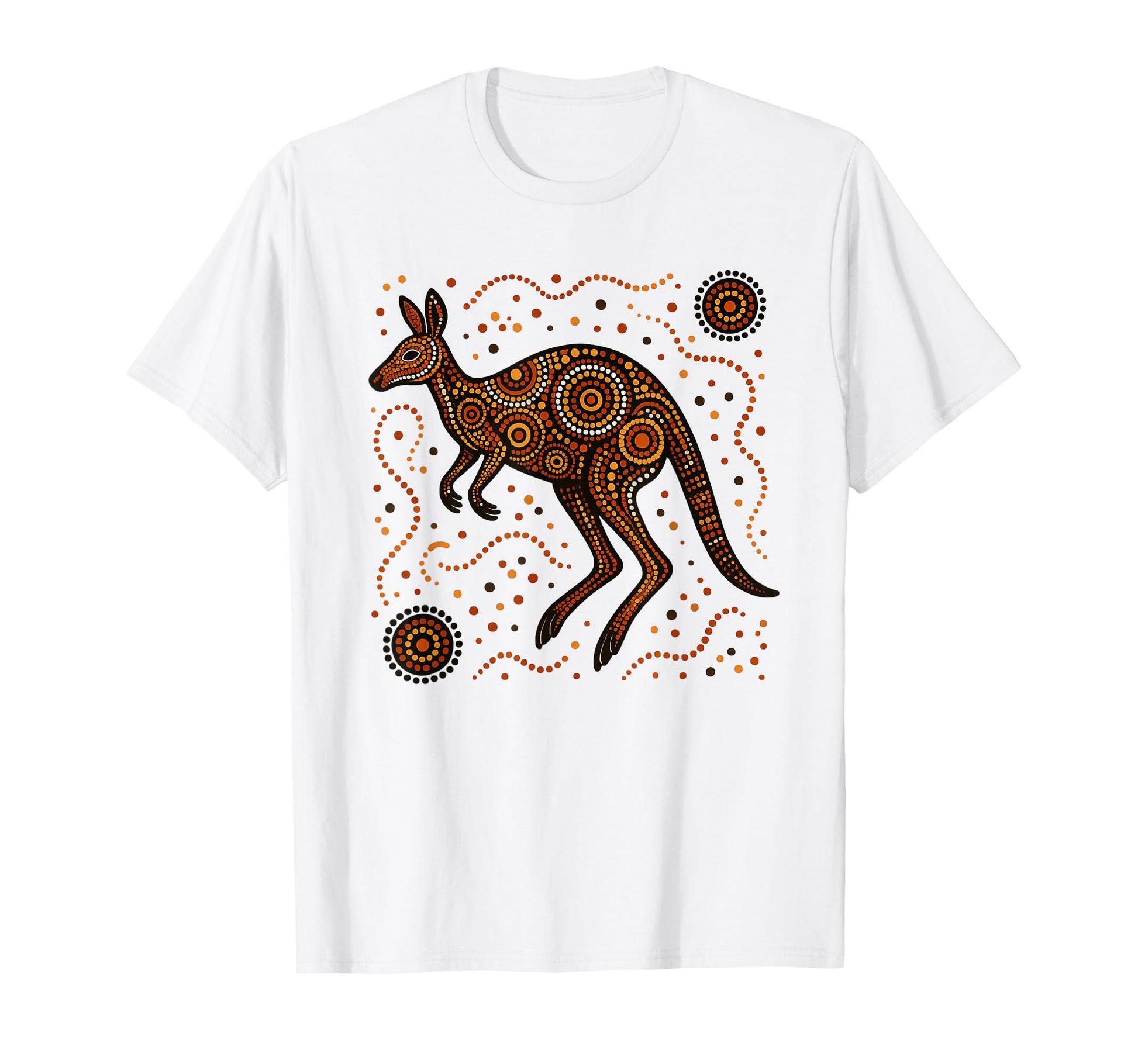 Australian Aboriginal Kangaroo T-Shirt - Streetwear Style for Adults - T-Shirt, Sweatshirt, Hoodie