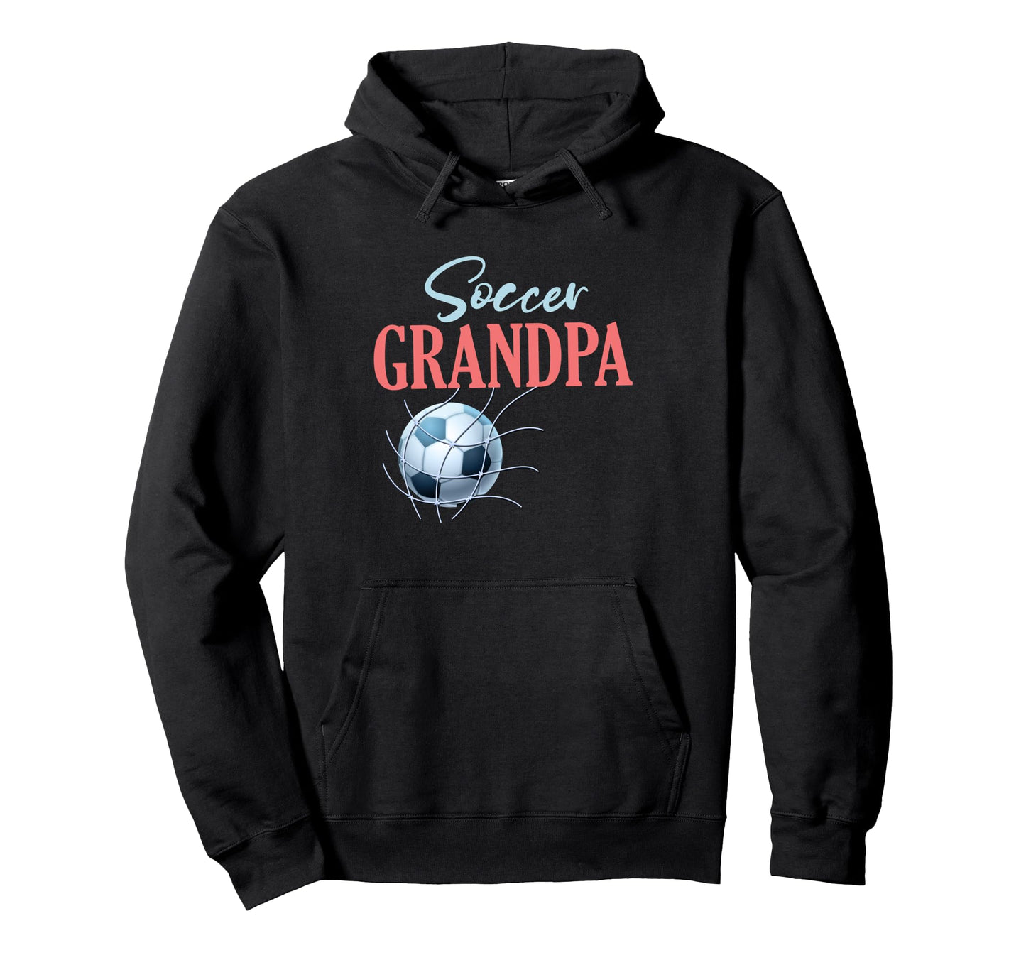 Soccer Grandpa Gifts Fathers Day Hoodie - Custom Art Print for Adults - T-Shirt, Sweatshirt, Hoodie