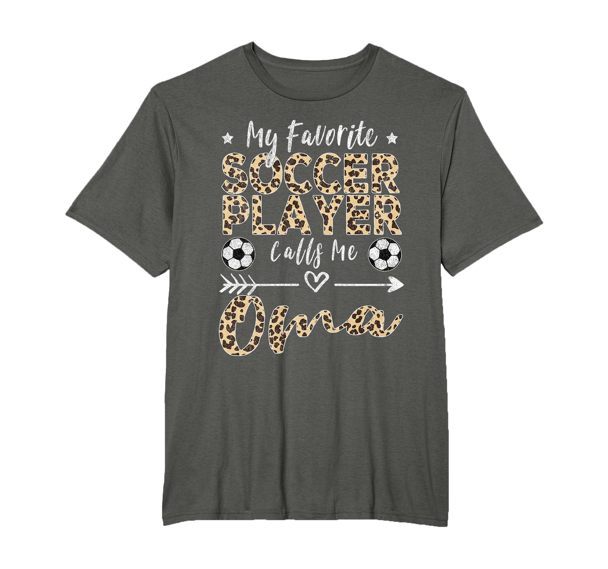 My Favorite Soccer Player Calls Me Oma T-Shirt - Trendy Graphic for Adults - T-Shirt, Sweatshirt, Hoodie