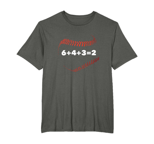 6432 Baseball Math T-Shirt - Graphic Print Unisex - T-Shirt, Sweatshirt, Hoodie