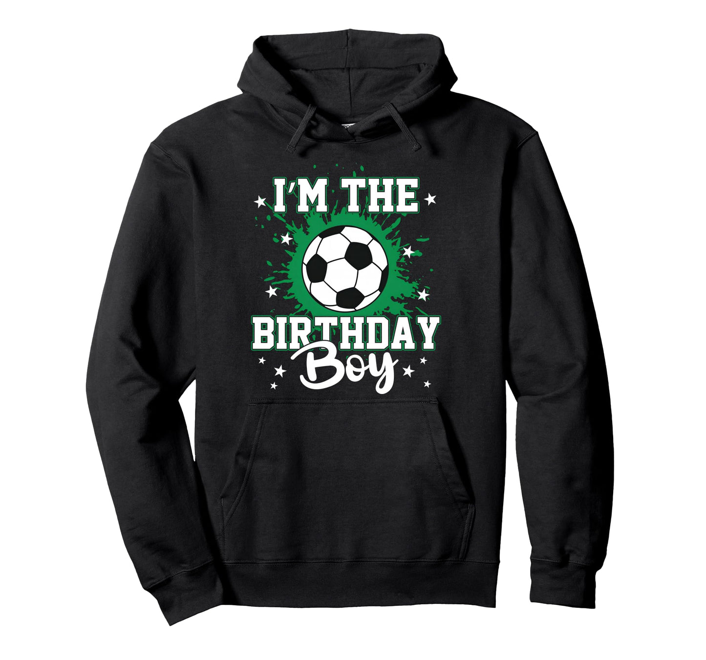 Soccer Ball Sports Birthday Party Im Hoodie - Aesthetic Graphic Men Women - T-Shirt, Sweatshirt, Hoodie