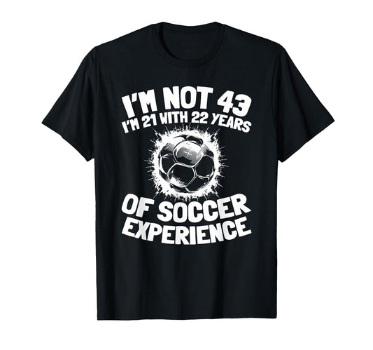 43 Years Old Team Player Sports T-Shirt - Minimalist Print Men Women - T-Shirt, Sweatshirt, Hoodie
