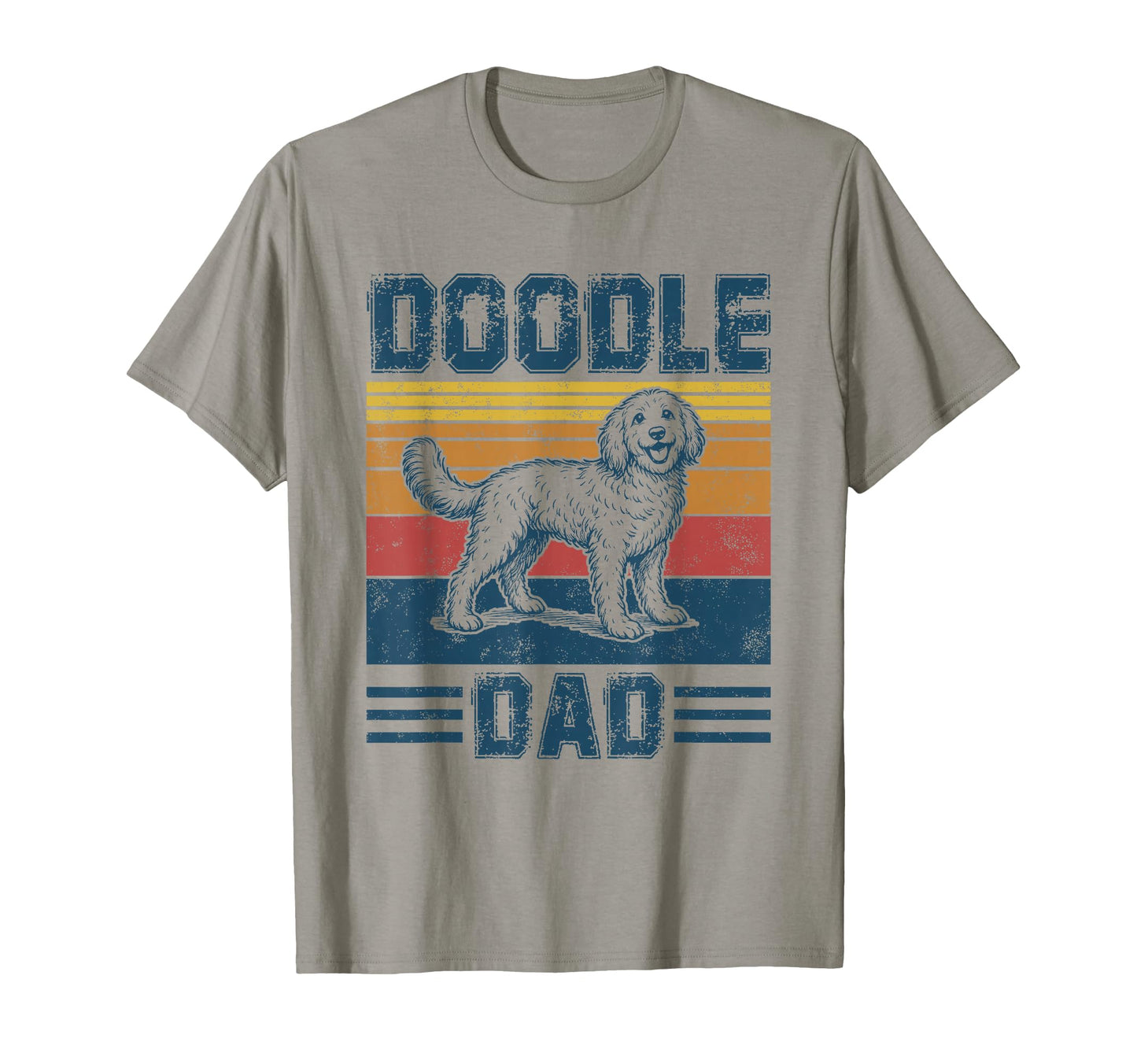 Funny Doodle Dad Dog Lover T-Shirt - Custom Art Print for Adults - T-Shirt, Sweatshirt, Hoodie