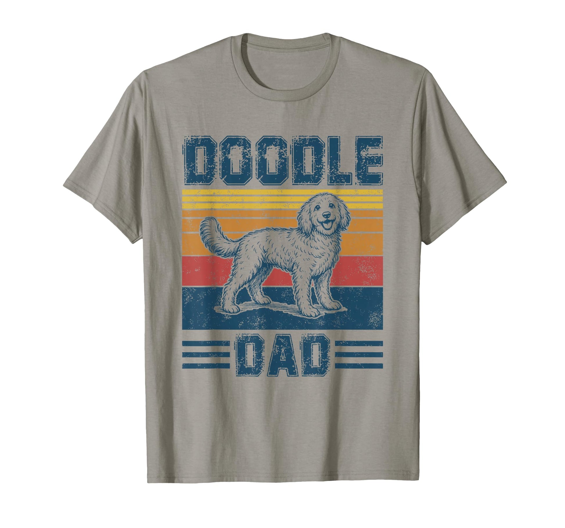 Funny Doodle Dad Dog Lover T-Shirt - Custom Art Print for Adults - T-Shirt, Sweatshirt, Hoodie
