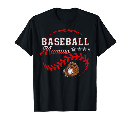 Baseball Mamaw Funny Gifts Hoodie - Unique Graphic Unisex - T-Shirt, Sweatshirt, Hoodie