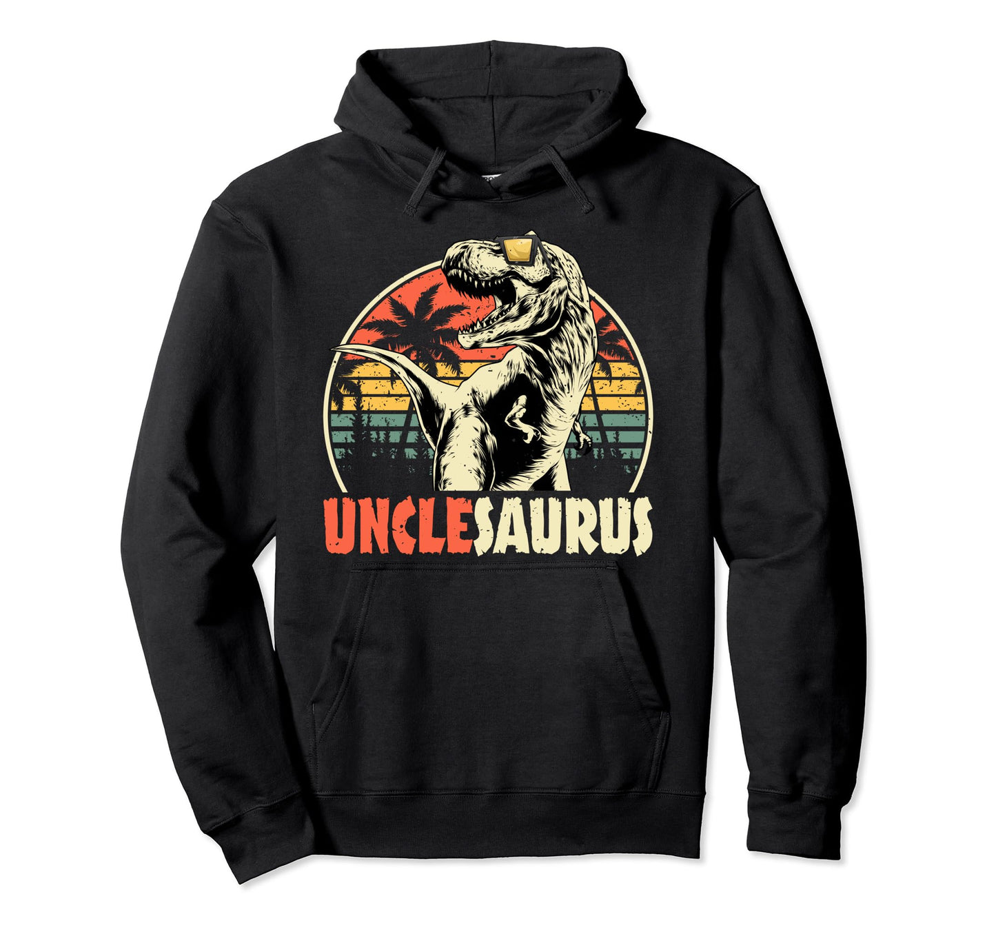 Unclesaurus T Rex Dinosaur Uncle Saurus Hoodie - Fun Novelty Design Unisex - T-Shirt, Sweatshirt, Hoodie