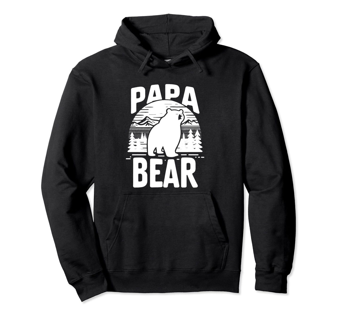 Papa Bear Proud Dad Husband Uncle Grizzly Hoodie - Streetwear Style Unisex - T-Shirt, Sweatshirt, Hoodie
