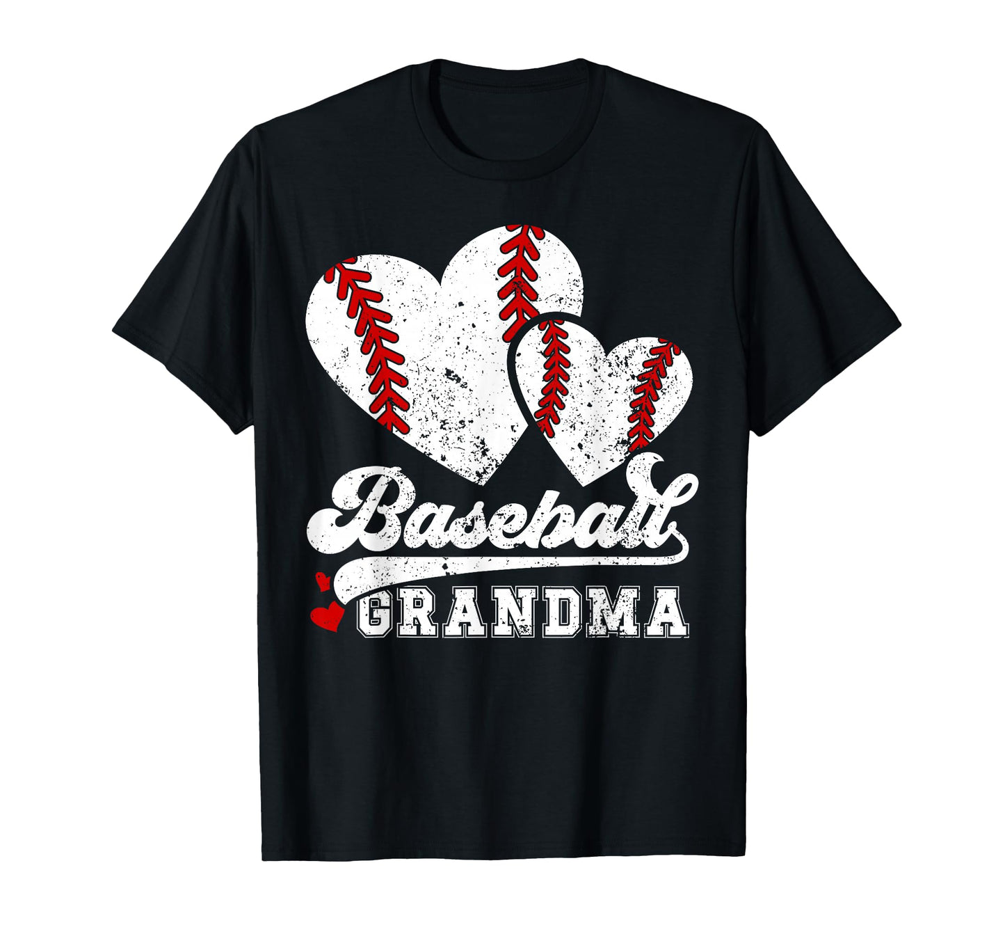 Baseball Grandma Hearts Grandma Baseball T-Shirt - Streetwear Style Unisex - T-Shirt, Sweatshirt, Hoodie
