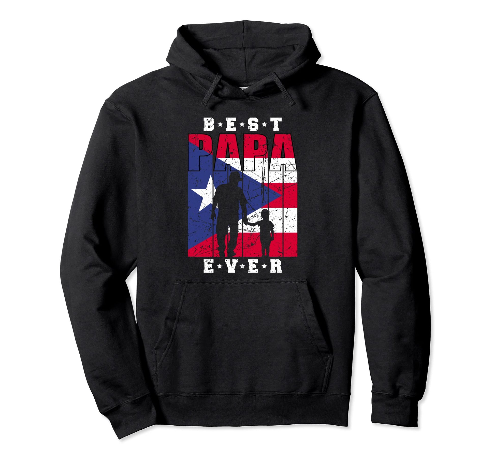 Papa Puerto Rican Dad Son Puerto Hoodie - Aesthetic Graphic for Adults - T-Shirt, Sweatshirt, Hoodie