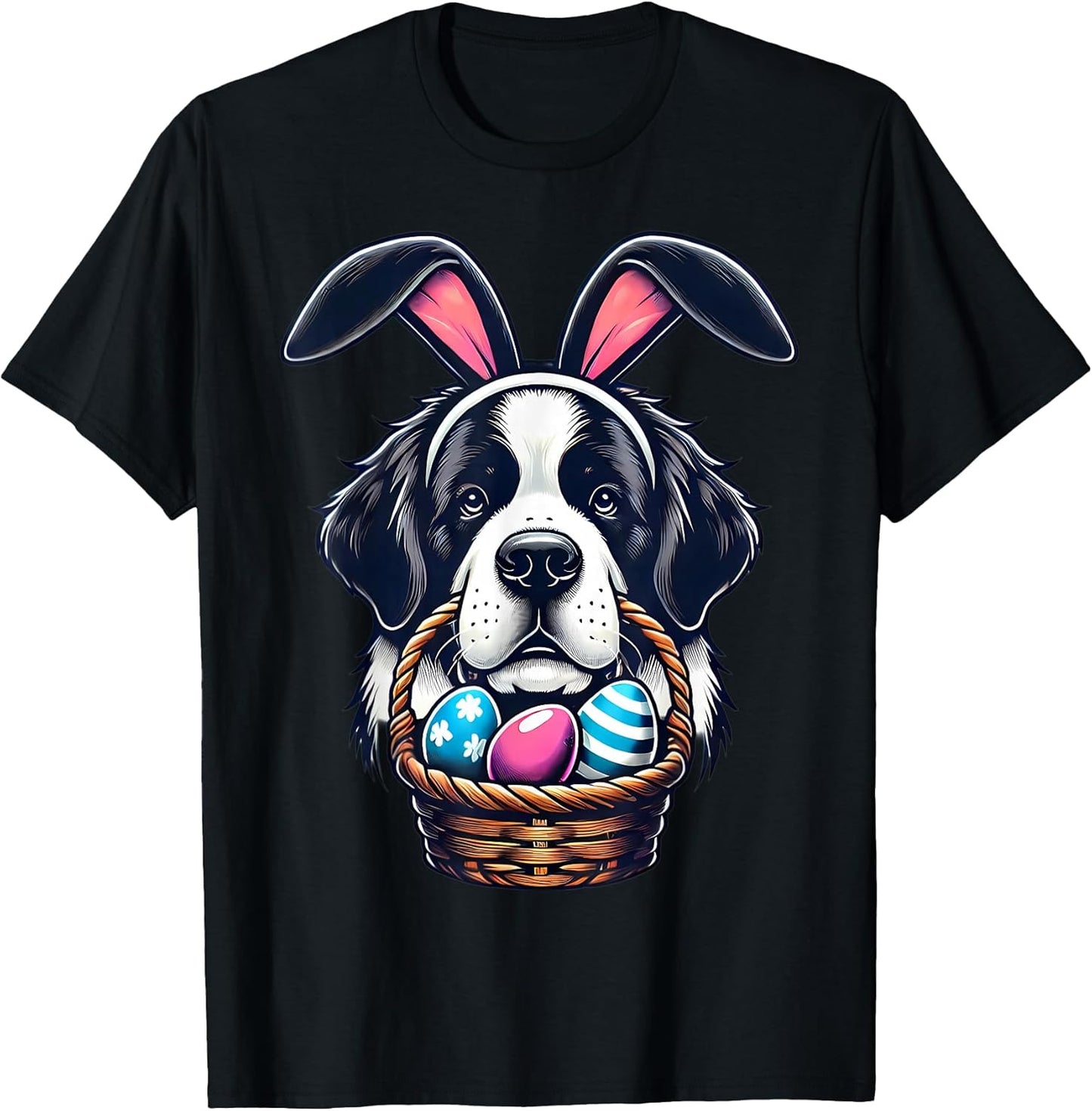Easter Saint Bernard Merch Unisex T-shirt, Sweatshirt, Hoodie, Long Sleeve Tee - T-Shirt, Sweatshirt, Hoodie