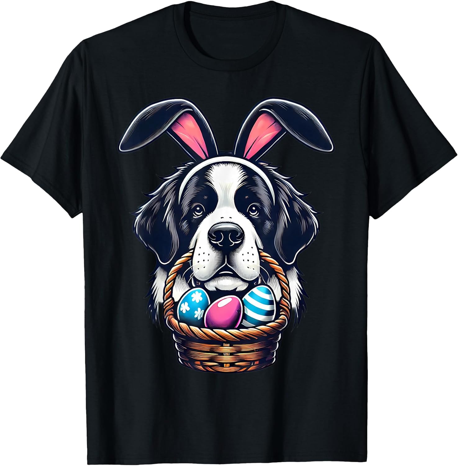 Easter Saint Bernard Merch Unisex T-shirt, Sweatshirt, Hoodie, Long Sleeve Tee - T-Shirt, Sweatshirt, Hoodie