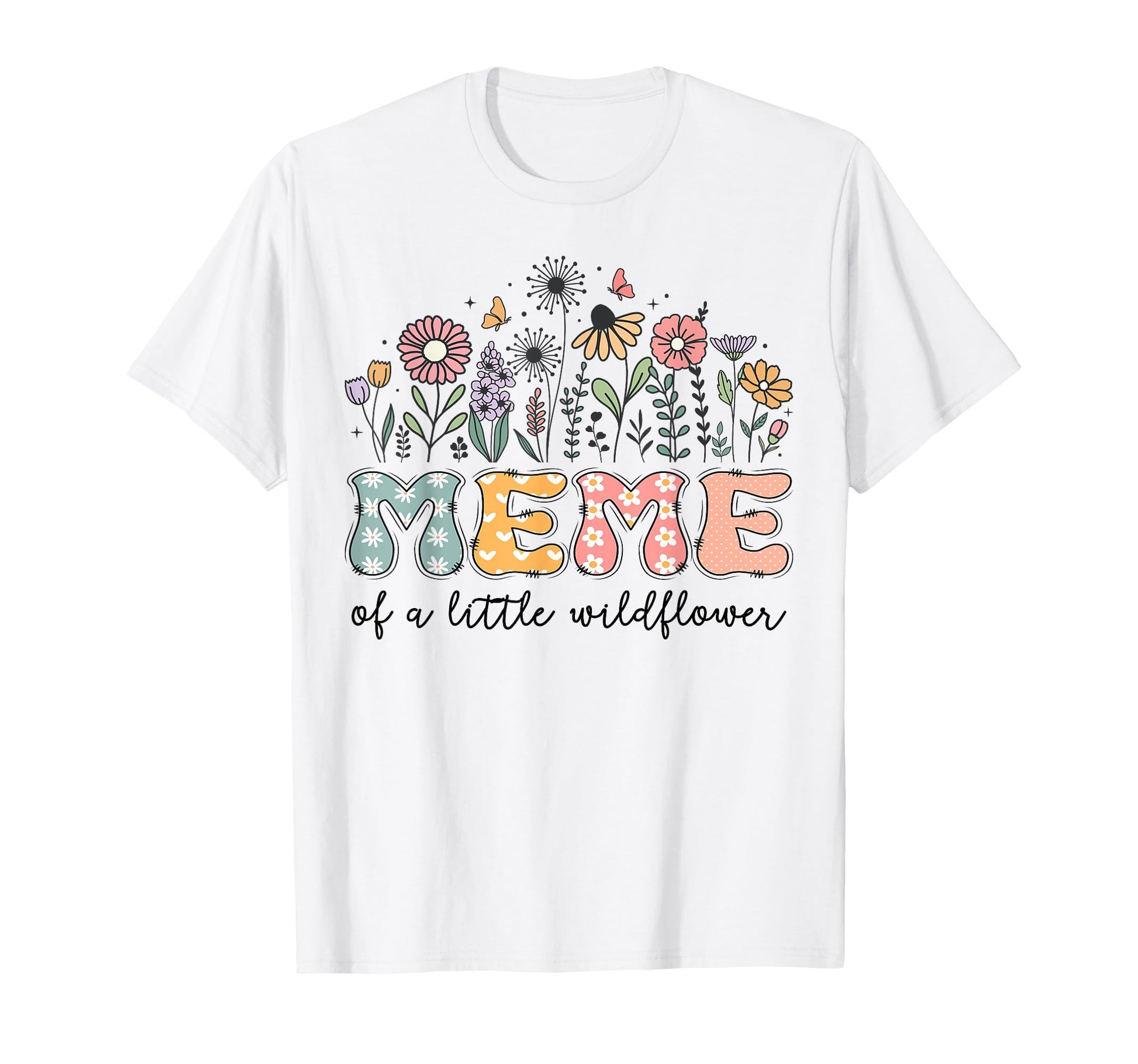 Meme Little Wildflower Birthday Party T-Shirt - Aesthetic Graphic Men Women - T-Shirt, Sweatshirt, Hoodie