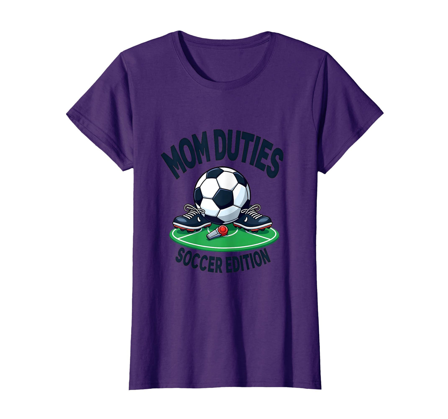 Mom Duties Soccer Game Day T-Shirt - Graphic Print Unisex - T-Shirt, Sweatshirt, Hoodie