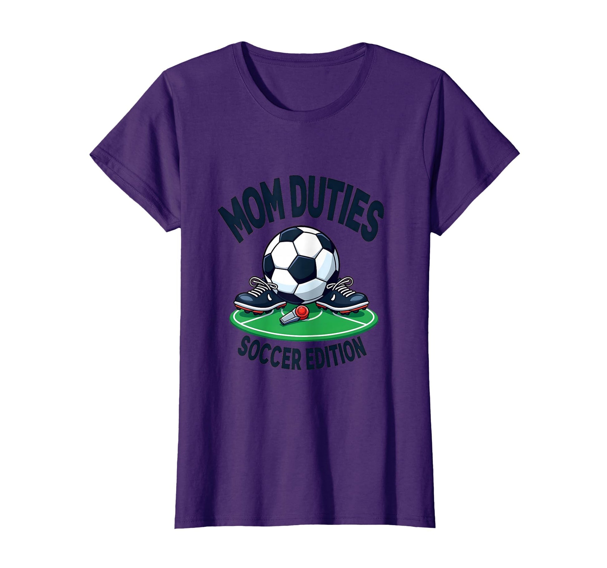 Mom Duties Soccer Game Day T-Shirt - Graphic Print Unisex - T-Shirt, Sweatshirt, Hoodie