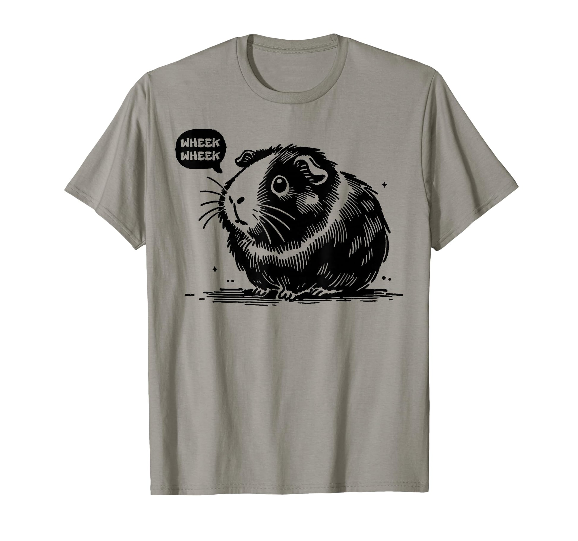 Guinea Pig Wheek Wheek Sounds Guinea T-Shirt - Aesthetic Graphic Men Women - T-Shirt, Sweatshirt, Hoodie