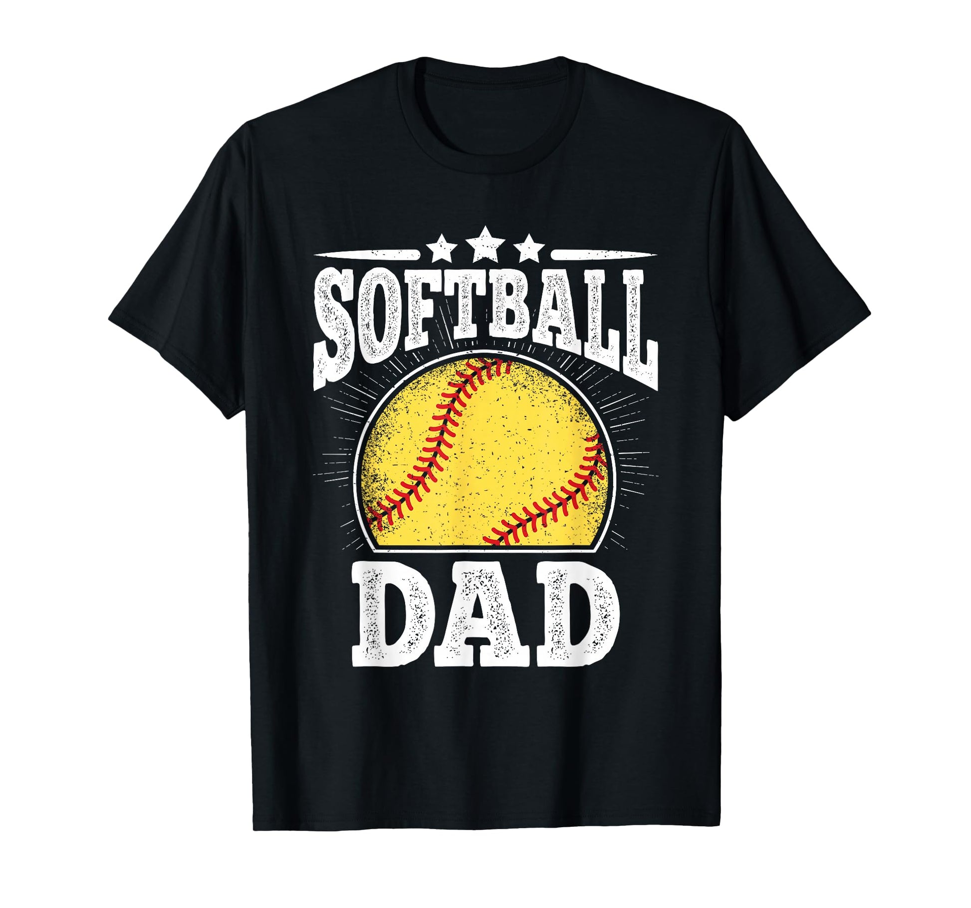 Funny Softball Dad Daddy Softball Player T-Shirt - Unique Graphic Unisex - T-Shirt, Sweatshirt, Hoodie