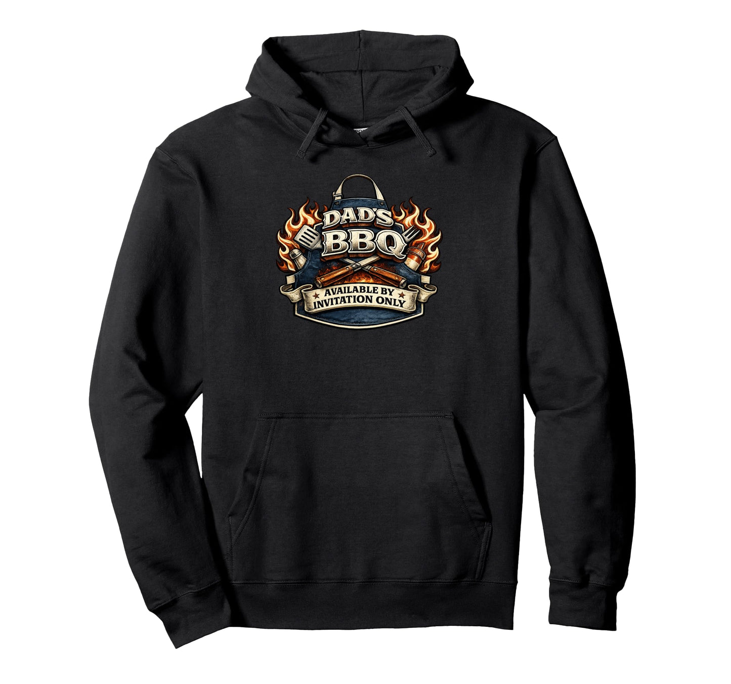Dads Bbq Available Invitation Only Funny Hoodie - Unique Graphic Unisex - T-Shirt, Sweatshirt, Hoodie