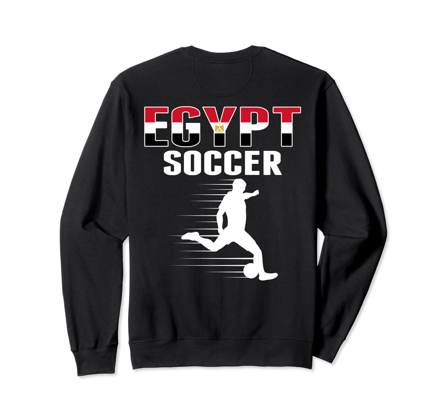 Egypt Soccer Lovers Jersey Proud Sweatshirt - Novelty Apparel for Adults - T-Shirt, Sweatshirt, Hoodie