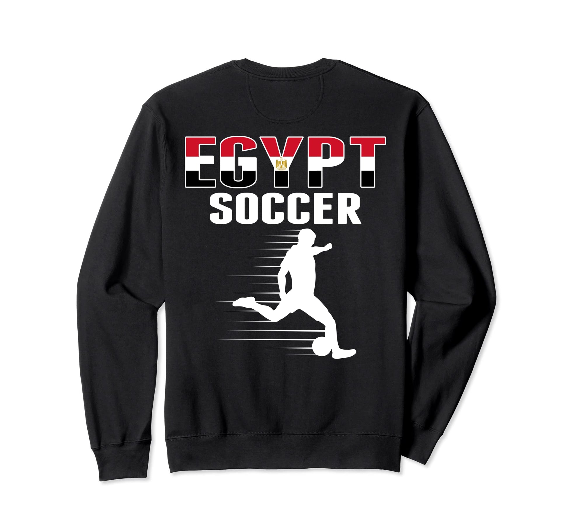 Egypt Soccer Lovers Jersey Proud Sweatshirt - Novelty Apparel for Adults - T-Shirt, Sweatshirt, Hoodie