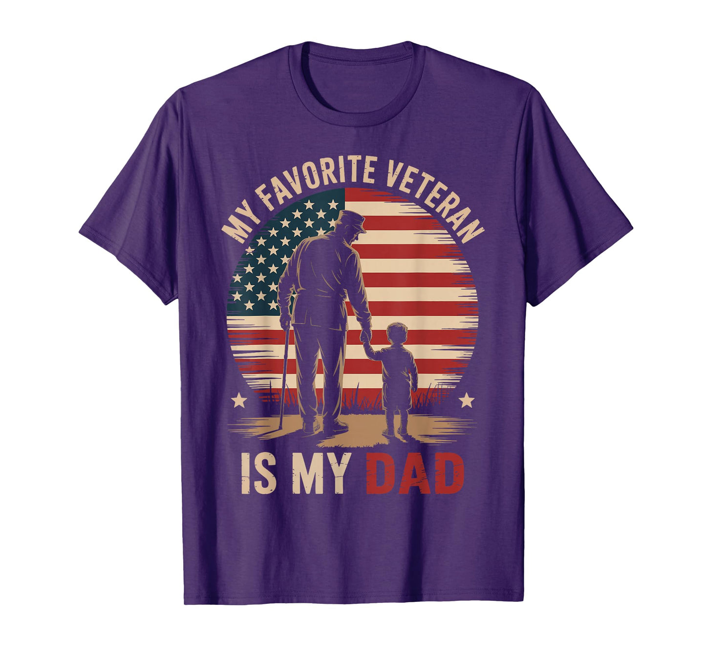 Usa Dad Veteran Father Military T-Shirt - Fun Novelty Design Men Women - T-Shirt, Sweatshirt, Hoodie