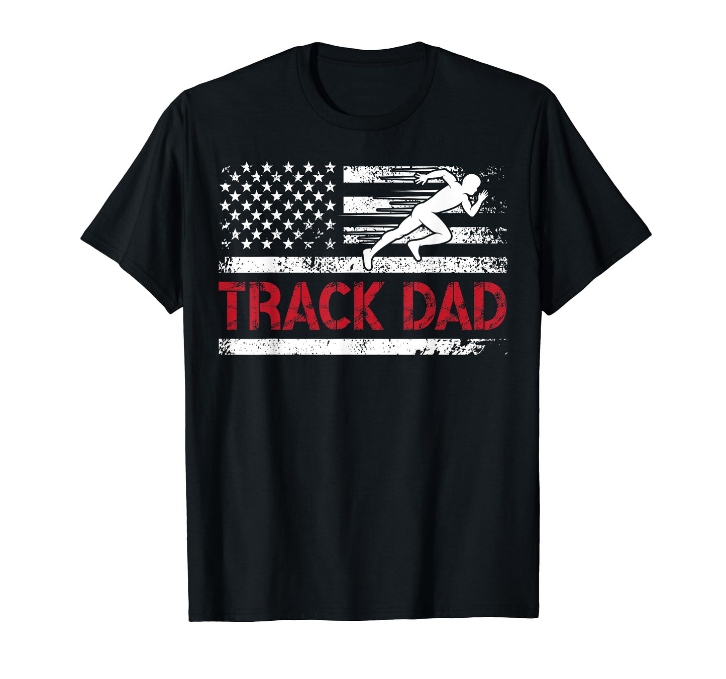 Track Dad Track And Field Athlete Us T-Shirt - Minimalist Print Men Women - T-Shirt, Sweatshirt, Hoodie