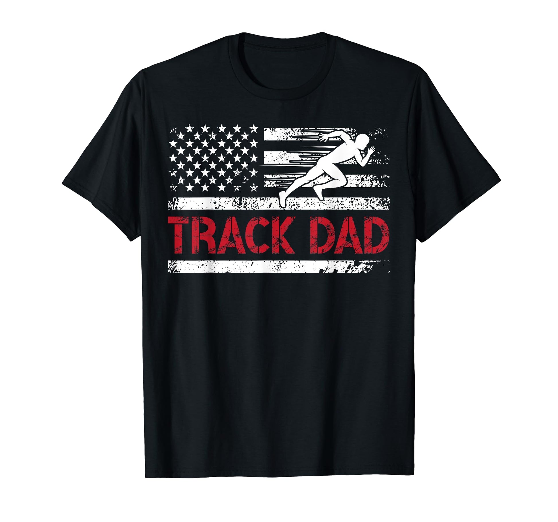 Track Dad Track And Field Athlete Us T-Shirt - Minimalist Print Men Women - T-Shirt, Sweatshirt, Hoodie