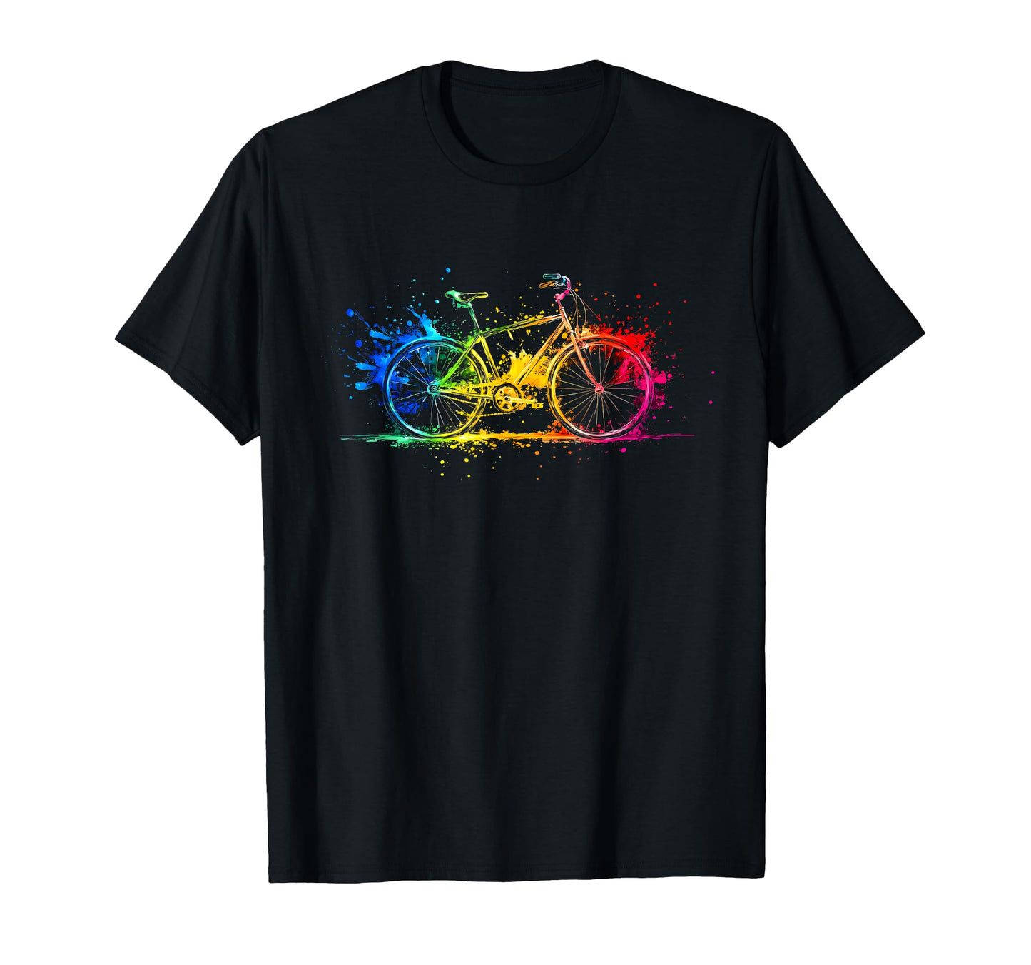 Colorful Bicycle Cycling Biking T-Shirt - Casual Everyday Wear Men Women - T-Shirt, Sweatshirt, Hoodie