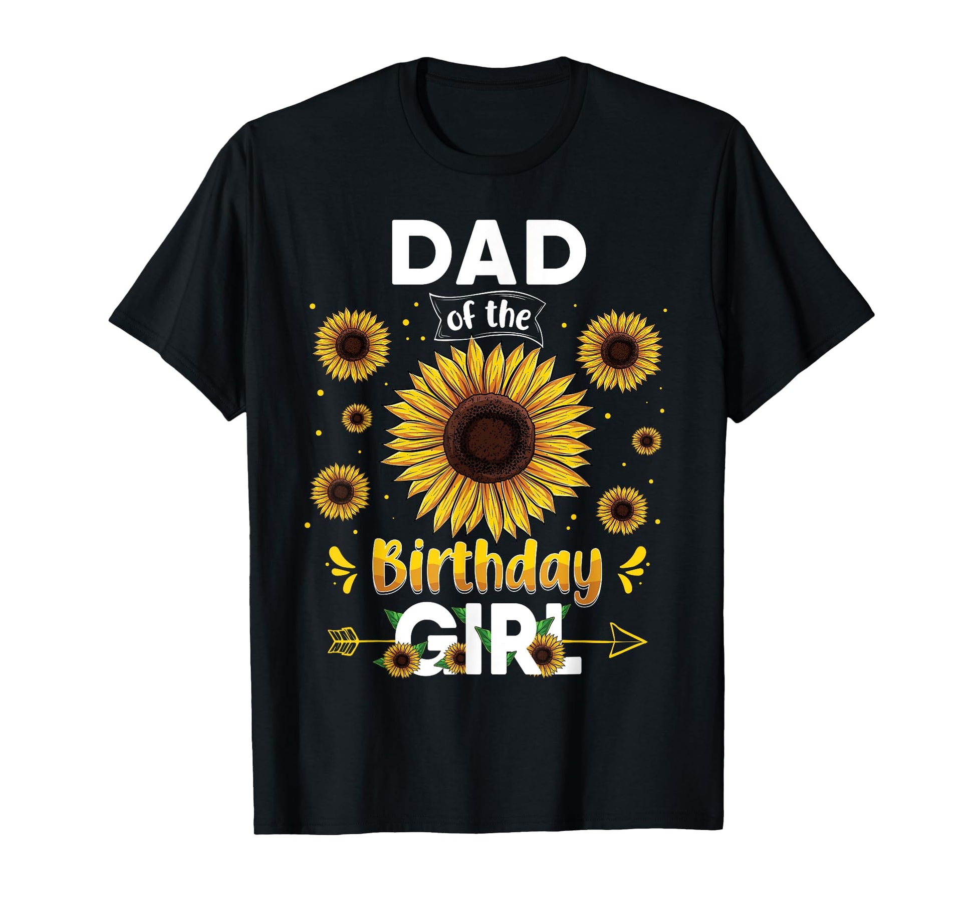Dad Birthday Sunflower Party Family T-Shirt - Minimalist Print for Adults - T-Shirt, Sweatshirt, Hoodie