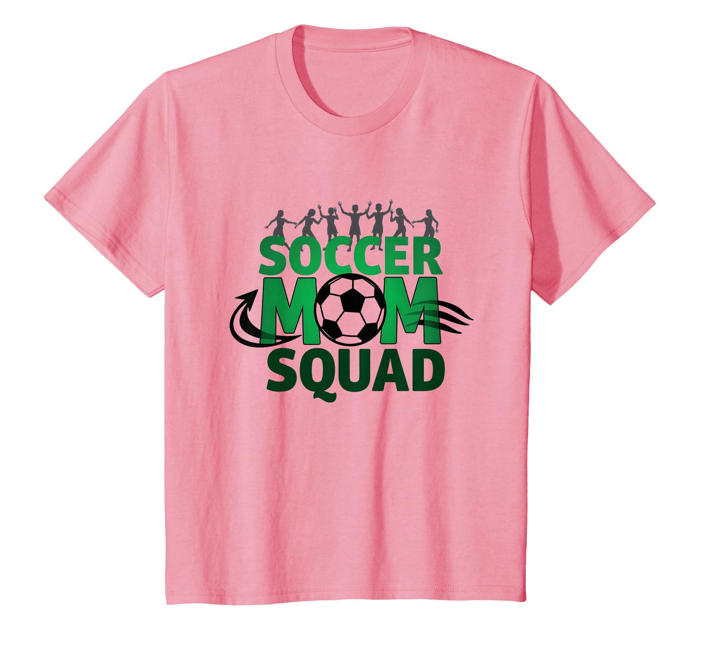 Soccer Moms Squad Team Spirit Soccer T-Shirt - Graphic Print for Adults - T-Shirt, Sweatshirt, Hoodie
