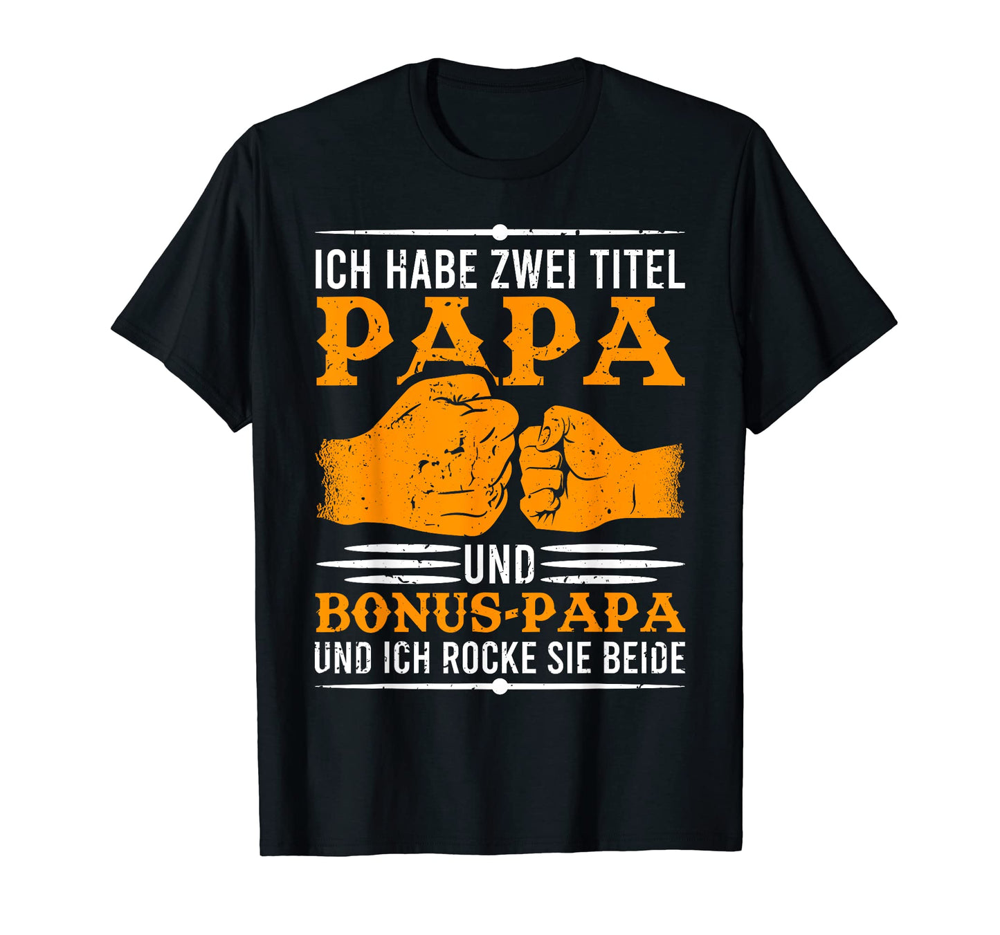Mens Bonus Papa Step Dad Gift Fathers T-Shirt - Trendy Graphic Men Women - T-Shirt, Sweatshirt, Hoodie
