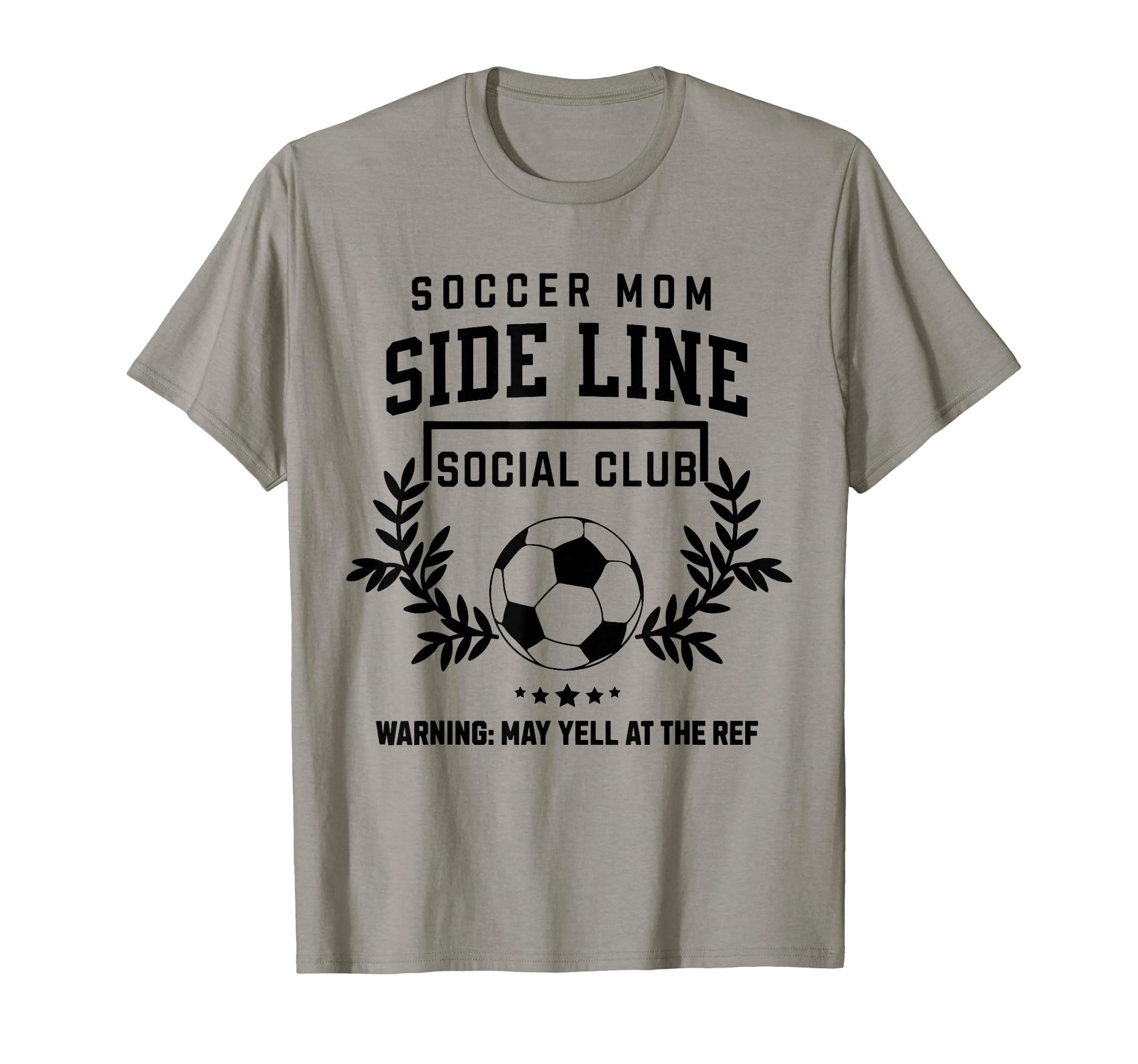 Soccer Mom Sideline Social Club Soccer T-Shirt - Unique Graphic Men Women - T-Shirt, Sweatshirt, Hoodie