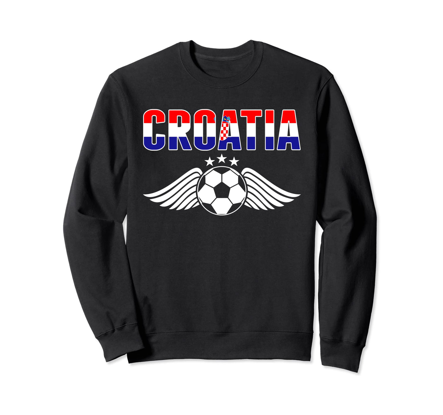 Croatia Soccer Fans Jersey Croatian Sweatshirt - Graphic Print Men Women - T-Shirt, Sweatshirt, Hoodie