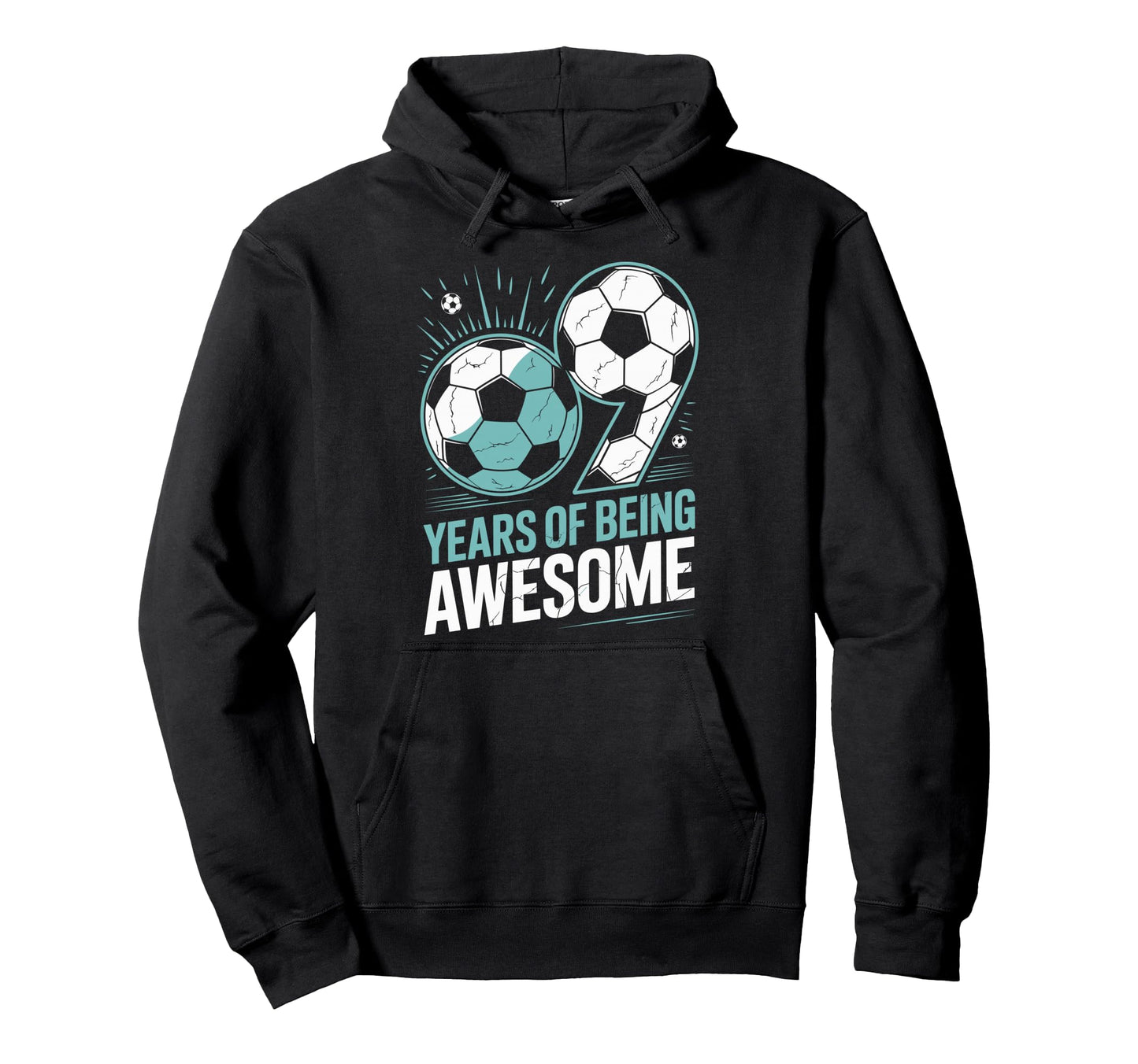 9 Years Being Awesome 9Th Birthday Bday Hoodie - Unique Graphic Men Women - T-Shirt, Sweatshirt, Hoodie