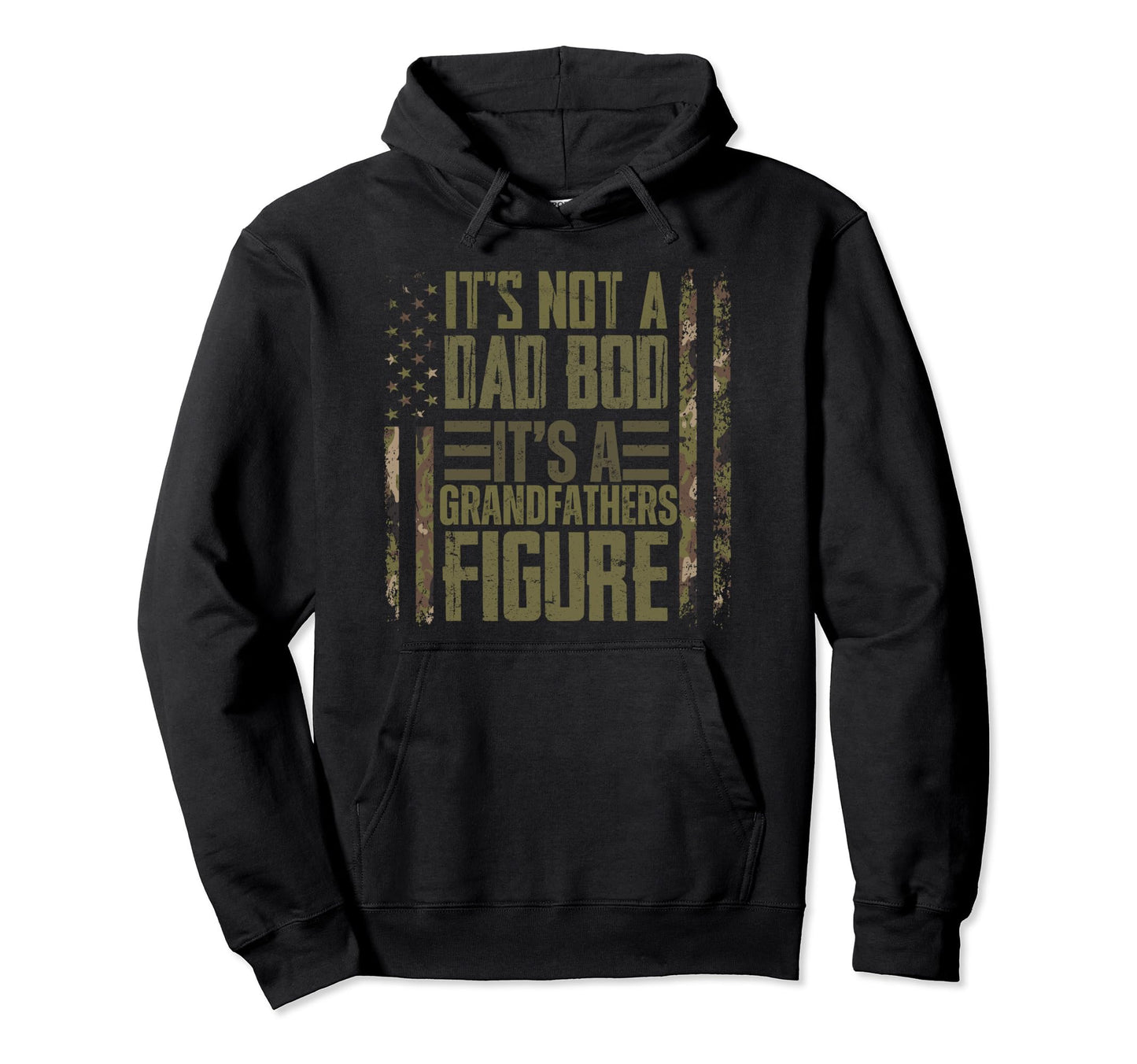 Fathers Day Grandpa Its Not Dad Bod Hoodie - Custom Art Print Unisex - T-Shirt, Sweatshirt, Hoodie