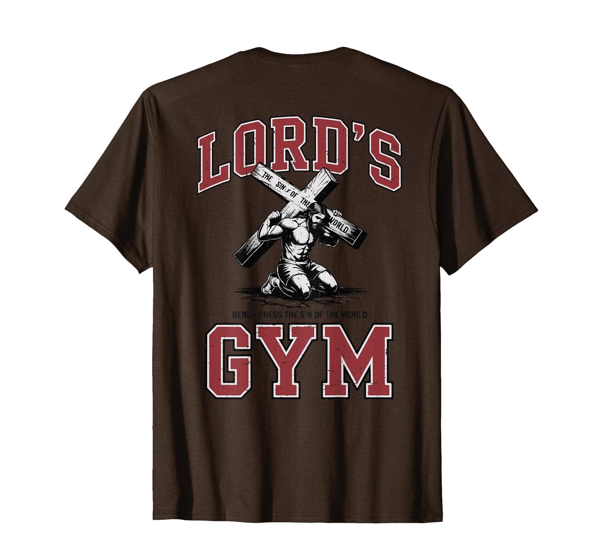 Mens Christian Workout Gym Jesus Christ T-Shirt - Graphic Print Unisex - T-Shirt, Sweatshirt, Hoodie