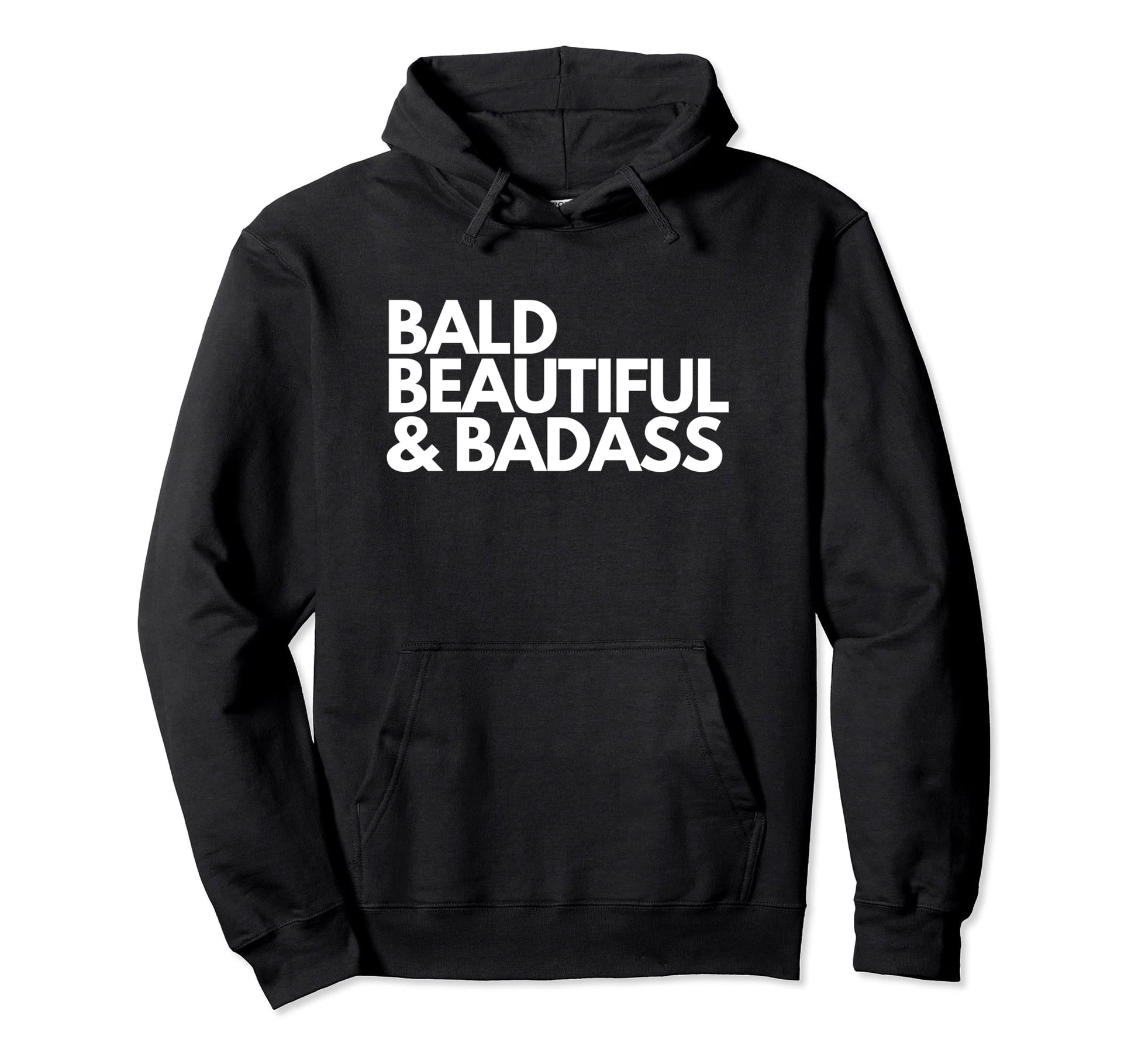 Bald Beautiful Badass Dads Babies Hoodie - Streetwear Style Men Women - T-Shirt, Sweatshirt, Hoodie