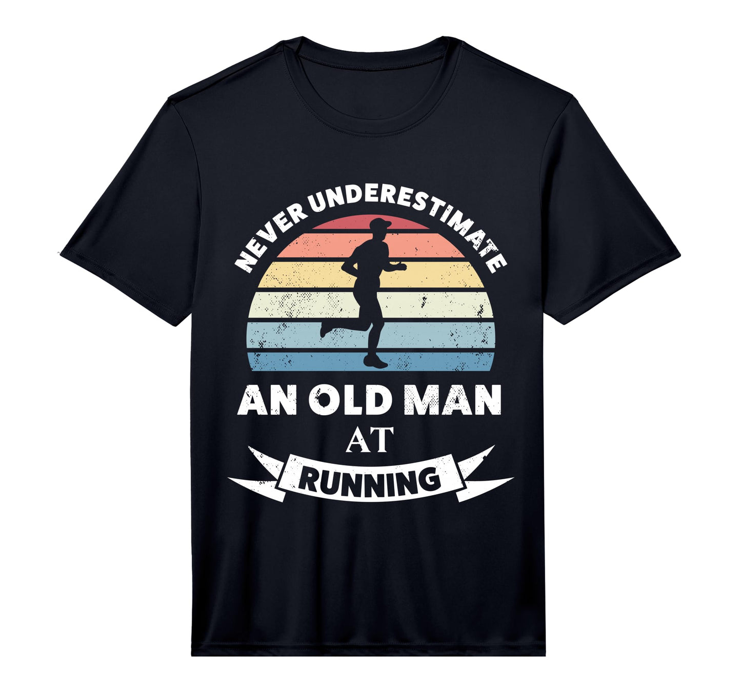 Mens Old Running Funny Runner Gift Dad T-Shirt - Novelty Apparel Unisex - T-Shirt, Sweatshirt, Hoodie